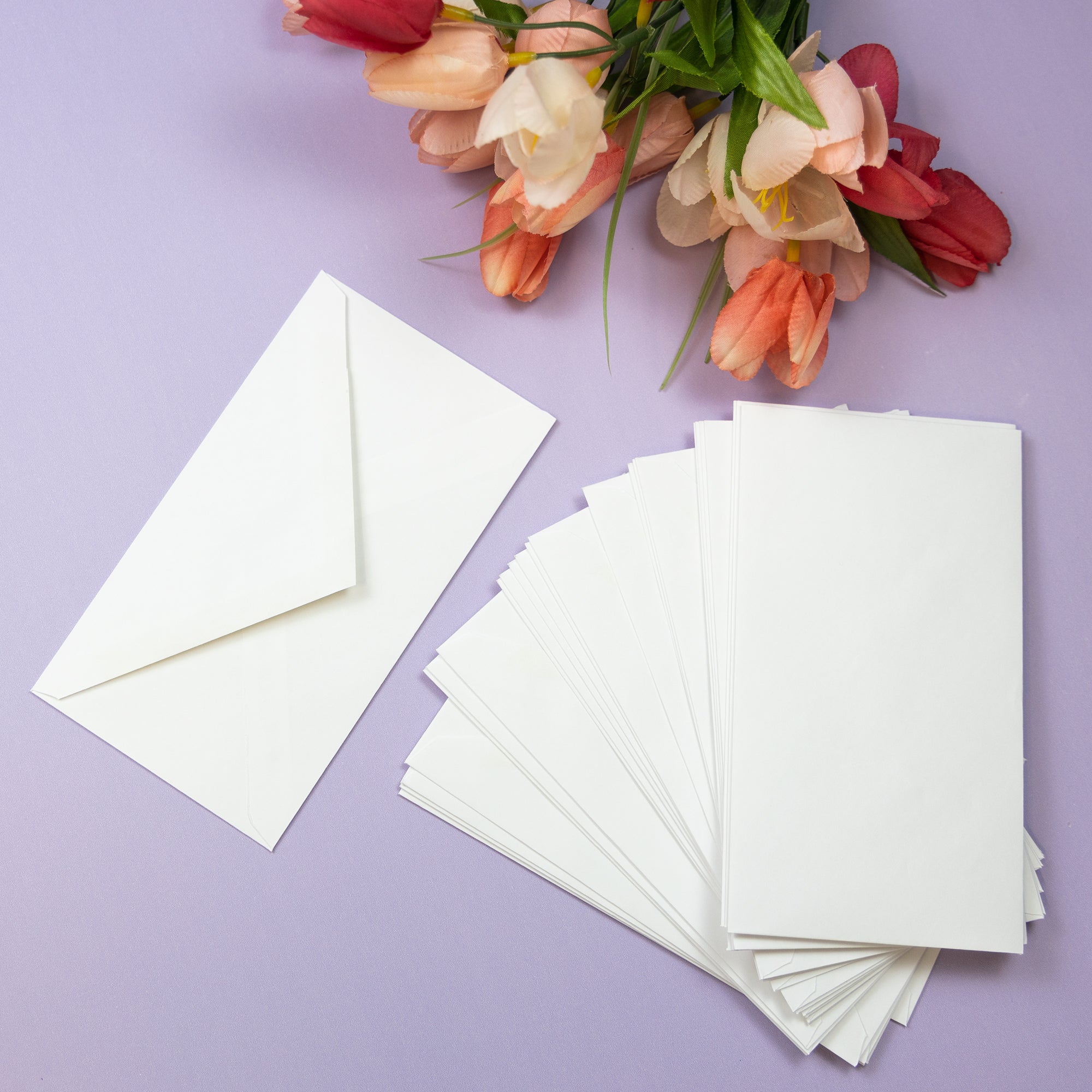 #6 3/4 Gummed White Envelopes