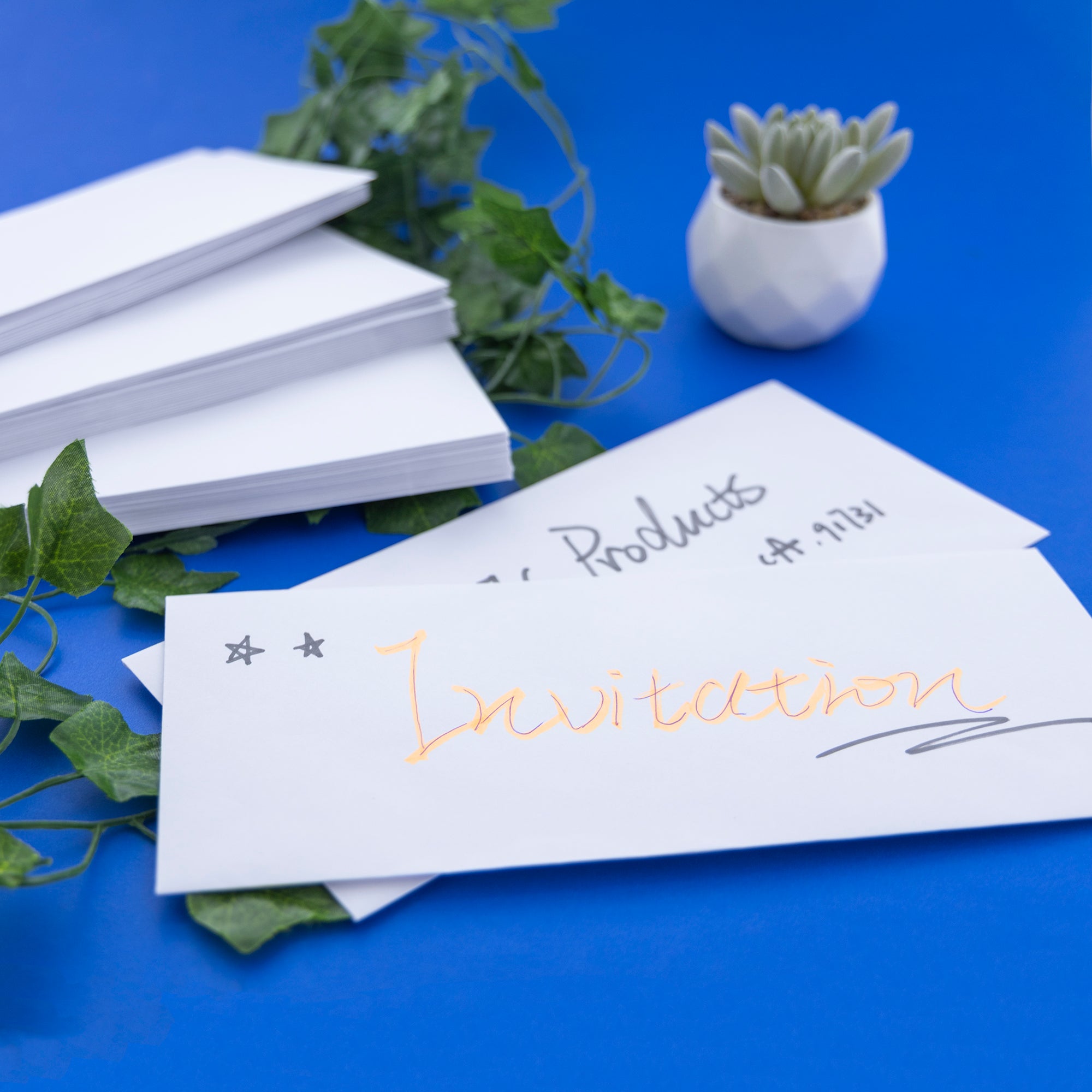 #10 Gummed White Envelopes