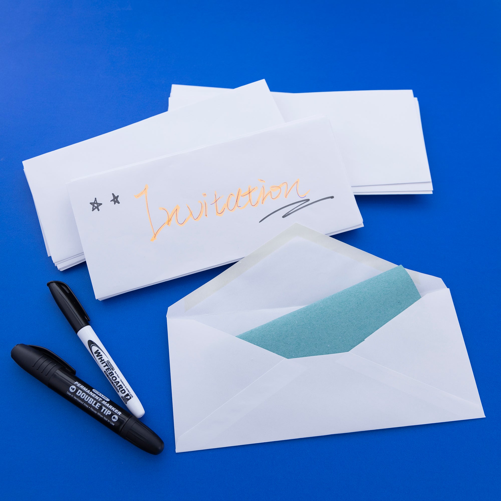 #10 Gummed White Envelopes