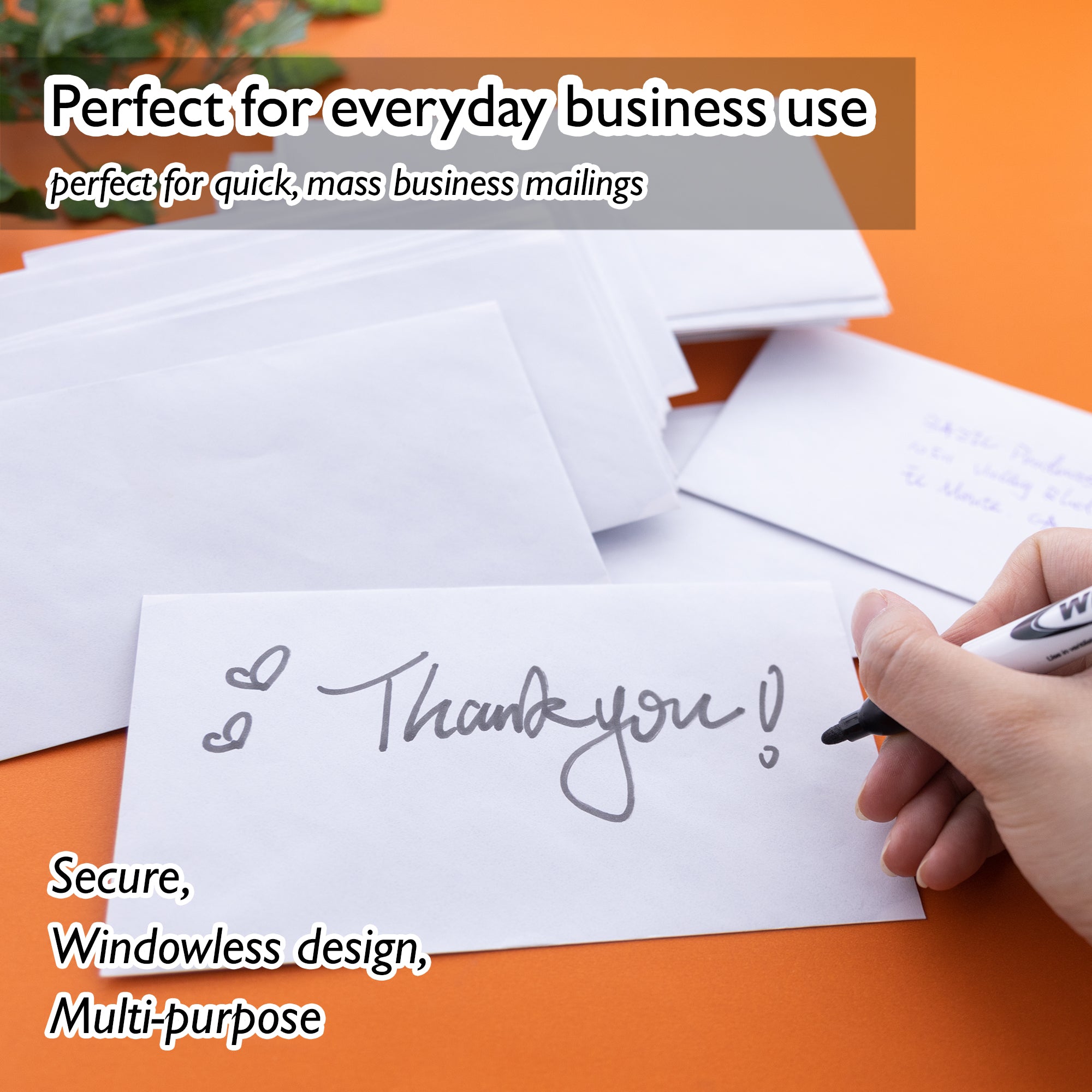 #6 3/4 Gummed Security Envelopes
