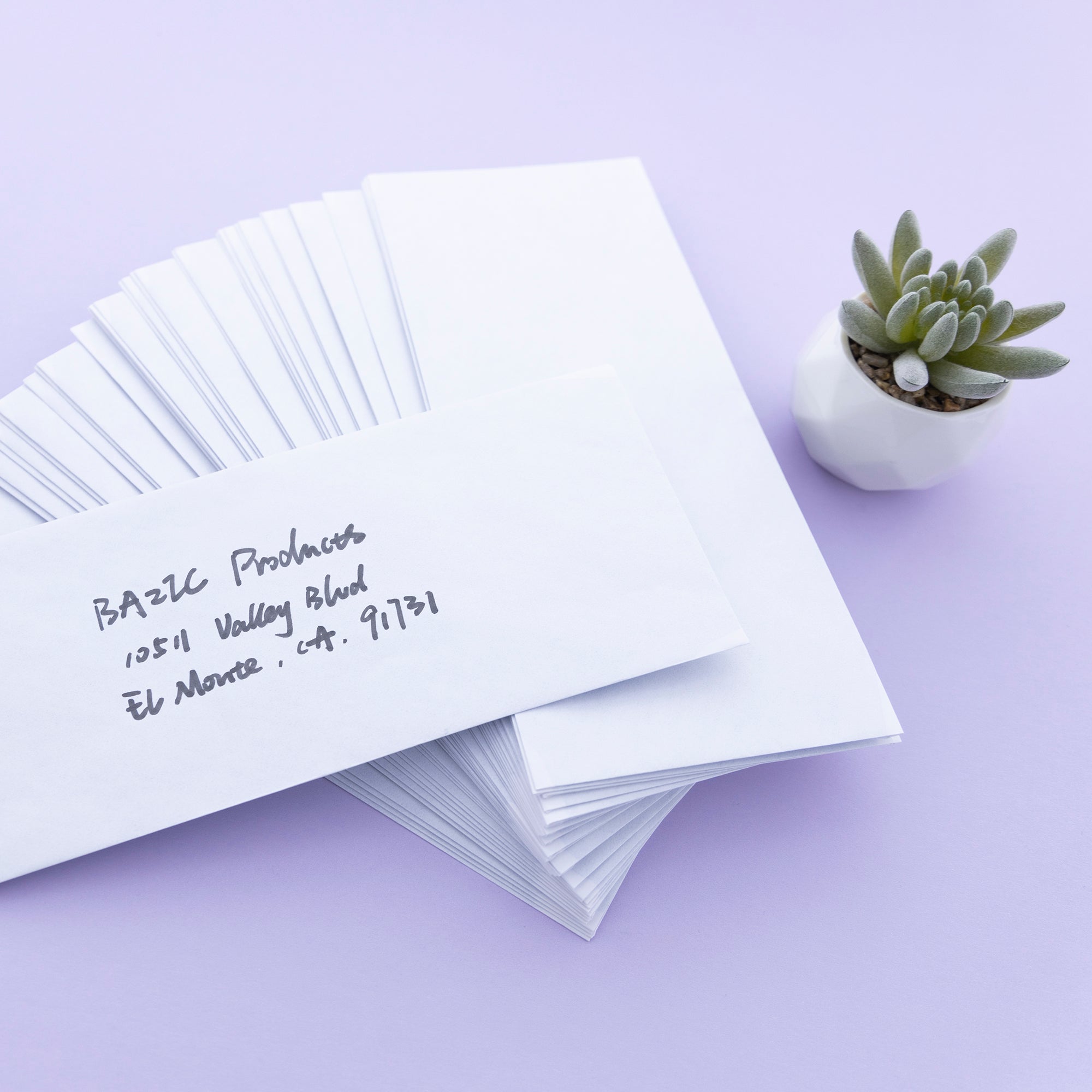 #10 Security White Envelopes, 40 Count, Gummed Closure