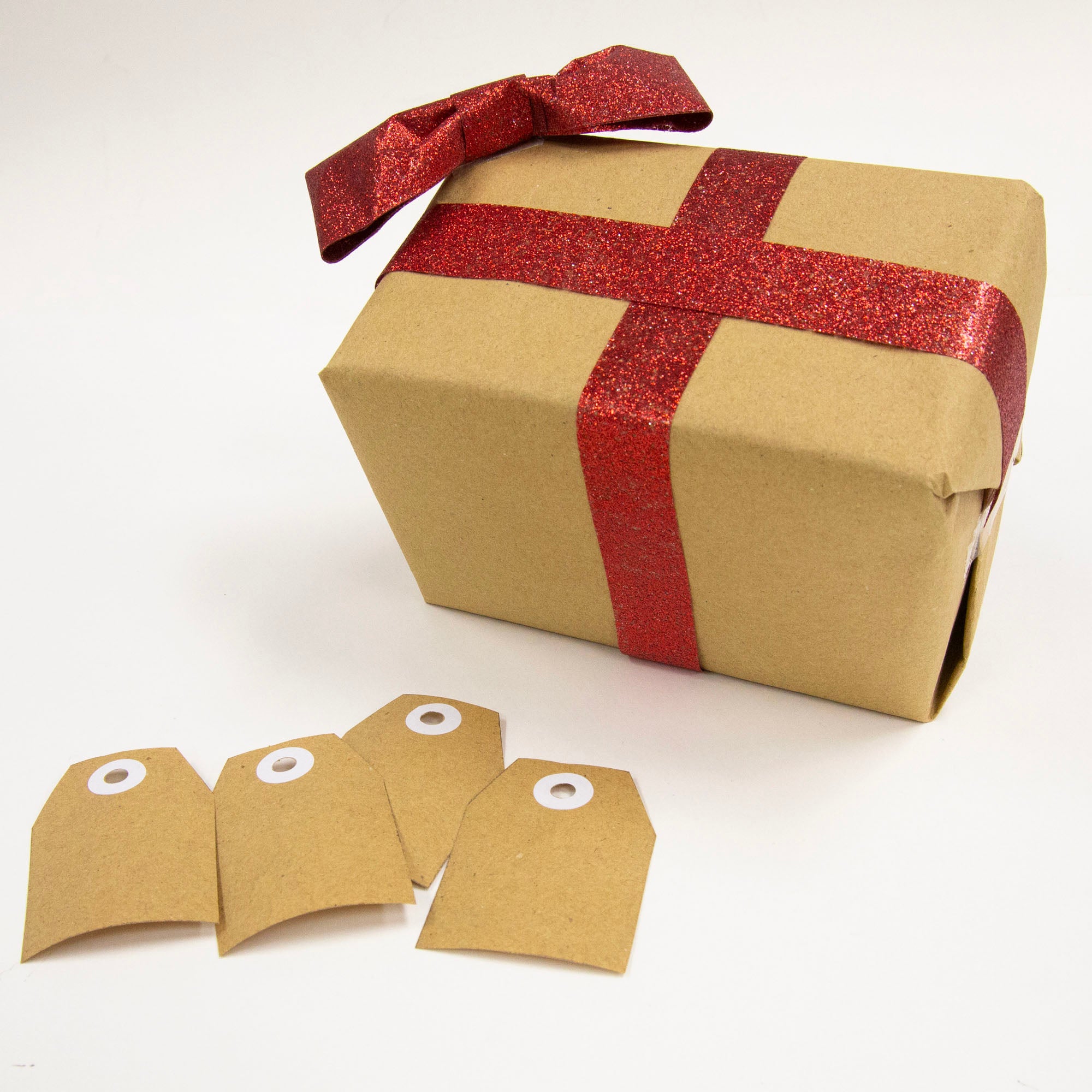 Natural Kraft Wrapping Paper Roll, 30 in x 14 ft