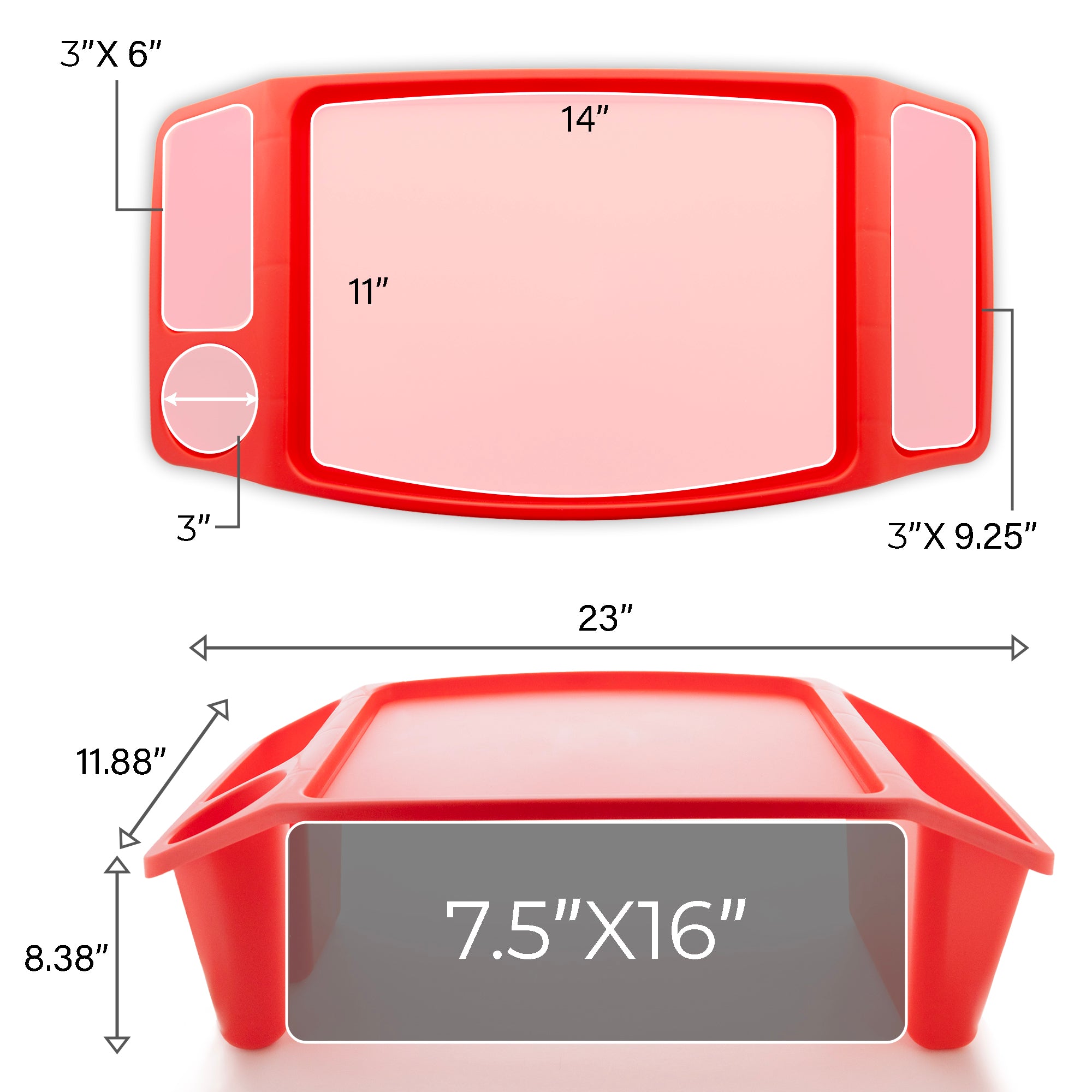 Kids Lap Tray, Portable Work Surface, Use It Anywhere