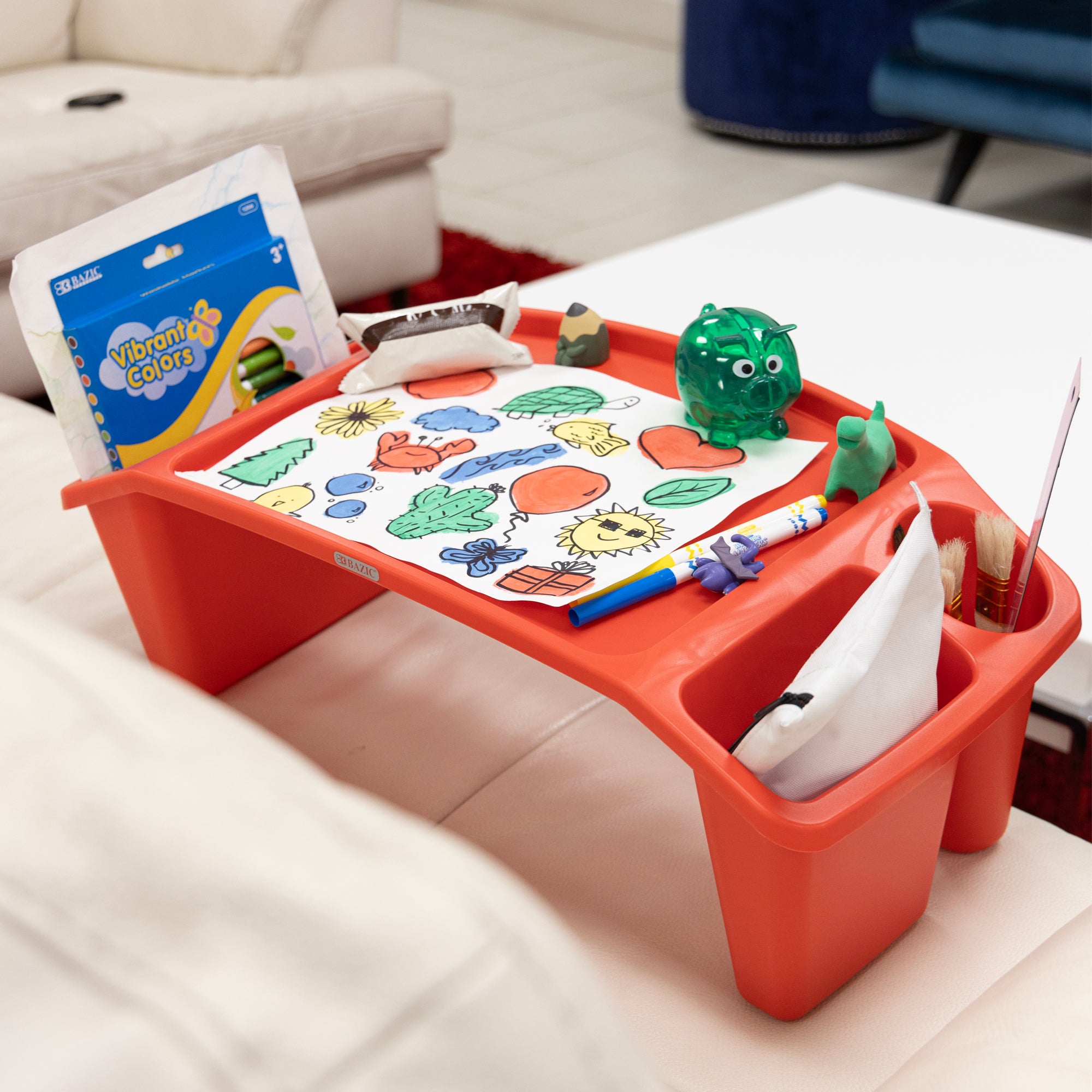 Kids Lap Tray, Portable Work Surface, Use It Anywhere