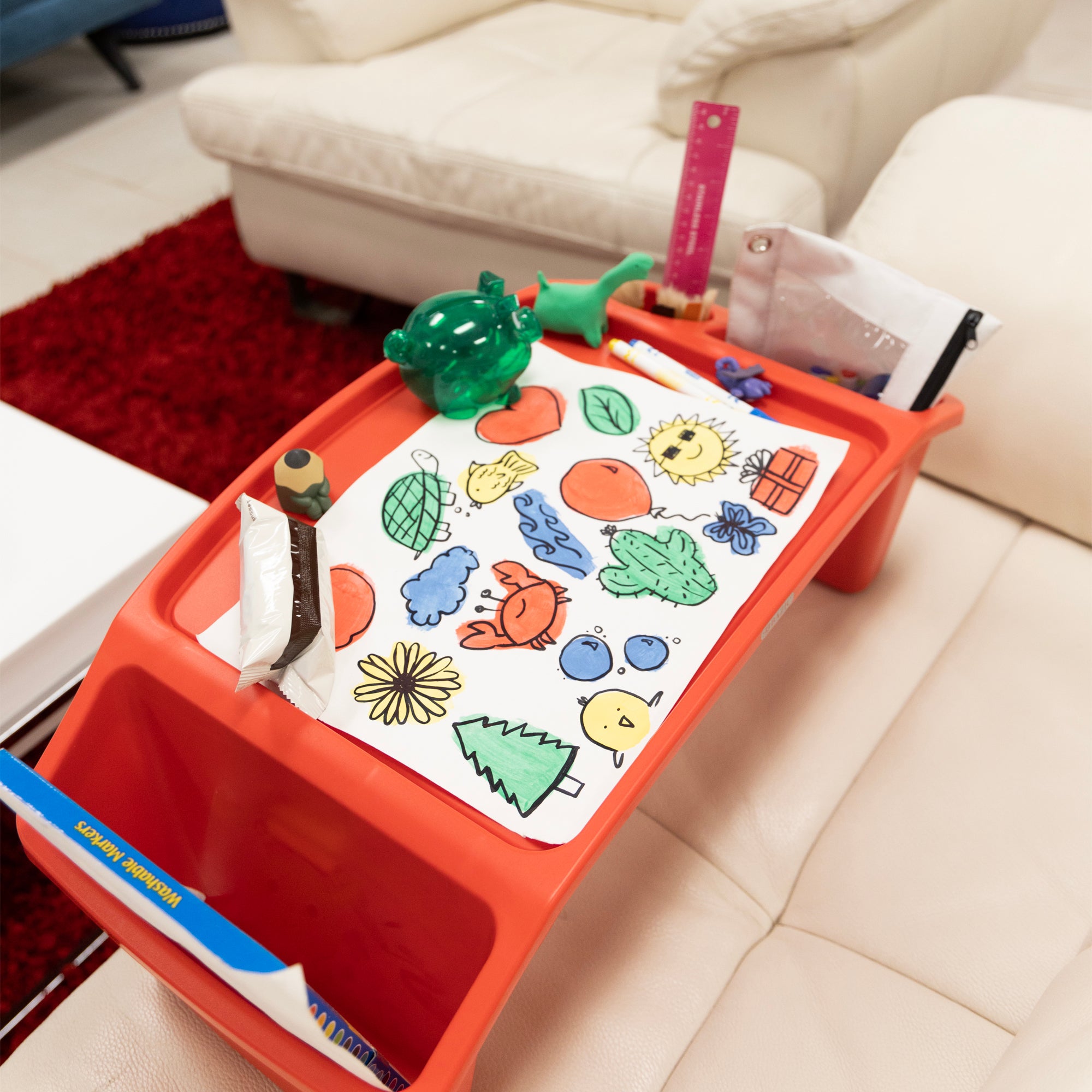 Kids Lap Tray, Portable Work Surface, Use It Anywhere
