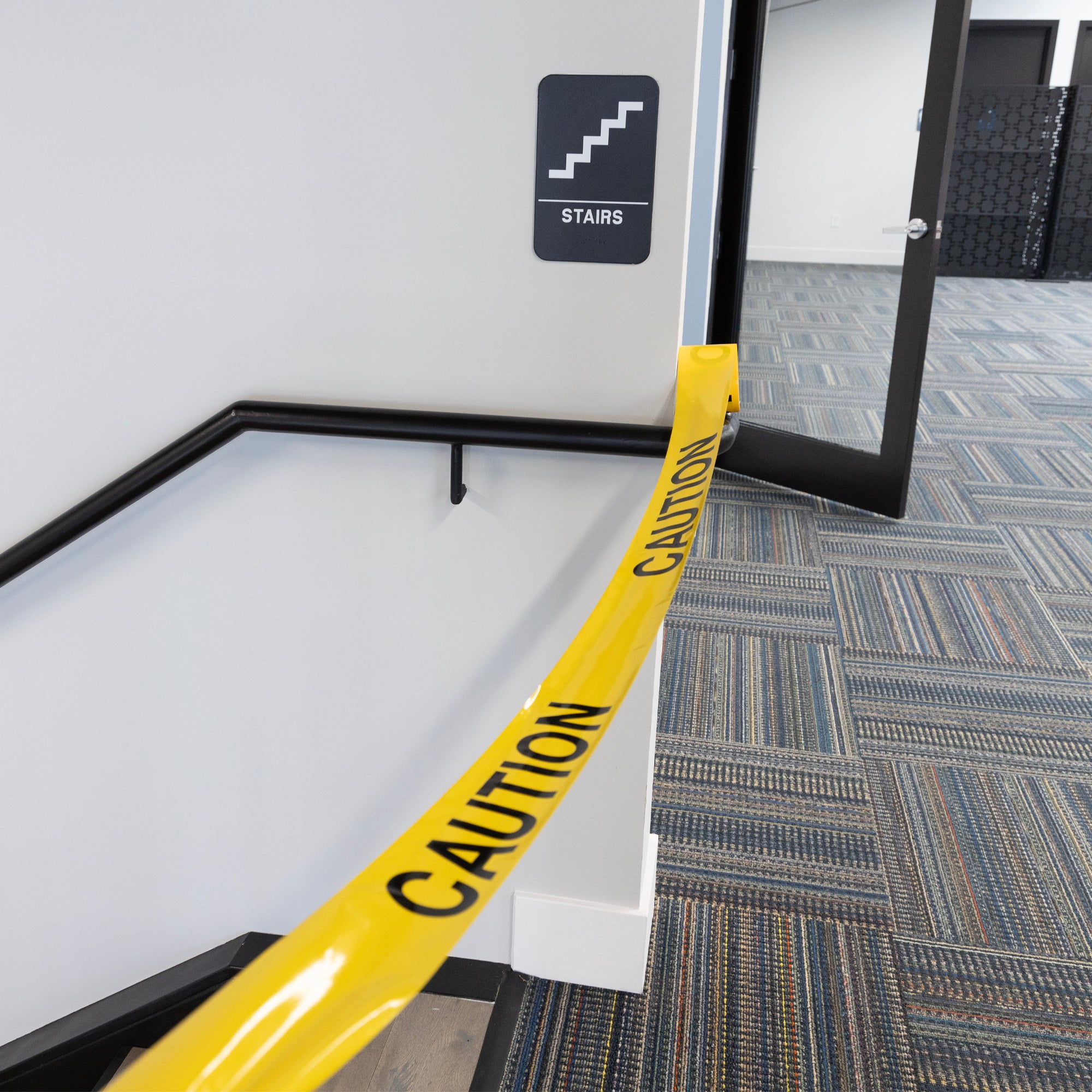 Yellow Caution Barricade Tape, 3 in x 100 ft