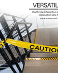 3" x 100' Yellow "Caution" Barricade Tape