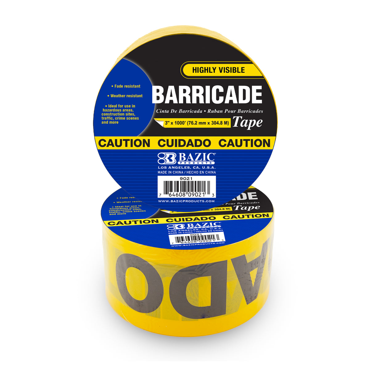 Yellow "Caution" Barricade Tape