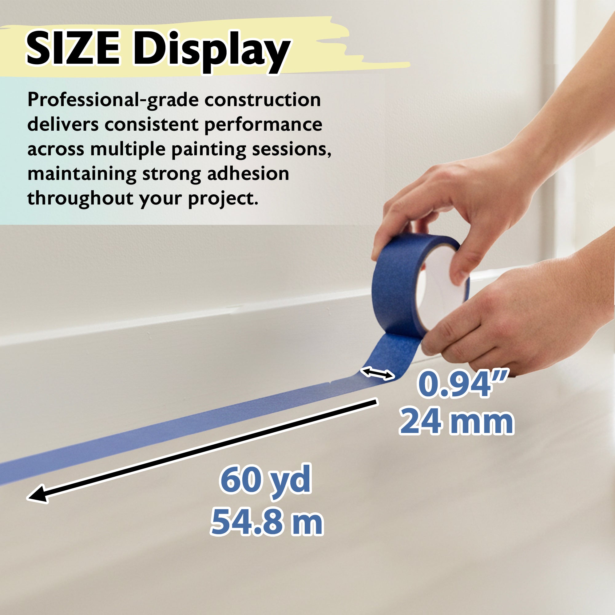 Blue Painter's Tape, 1.41 in x 20 Yards