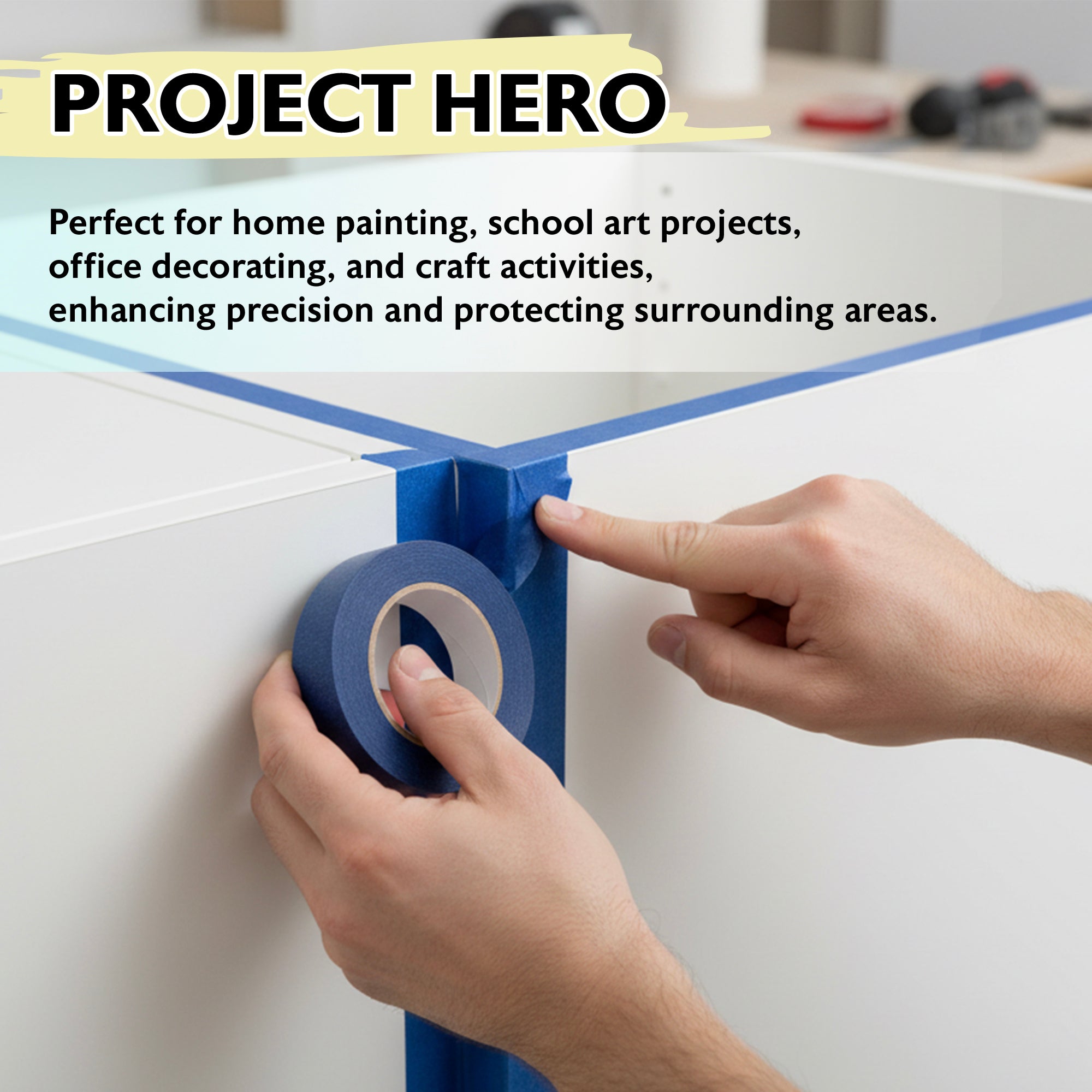 Blue Painter's Tape, 1.41 in x 20 Yards