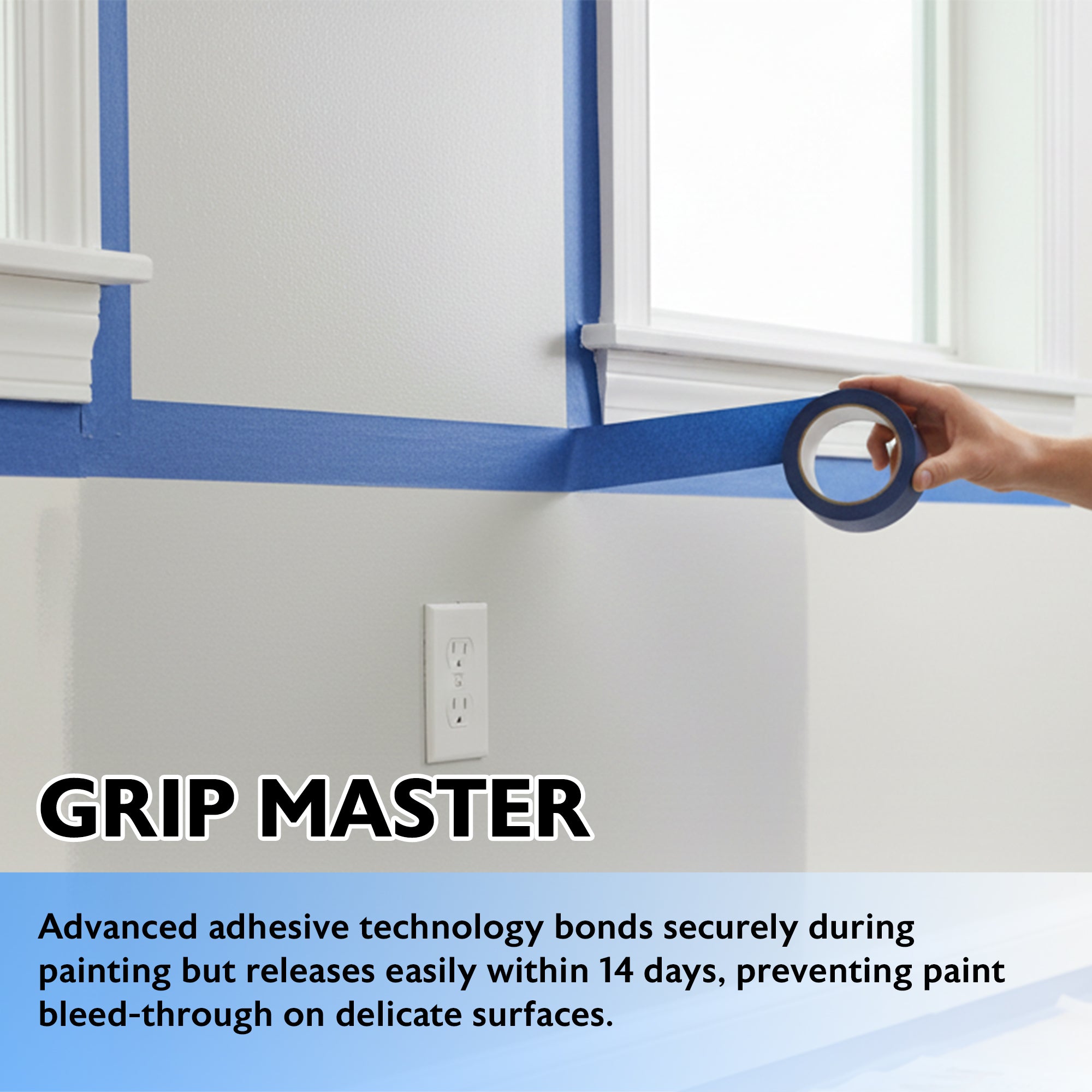 1.88" X 540" (15 Yards) Blue Painter's Tape
