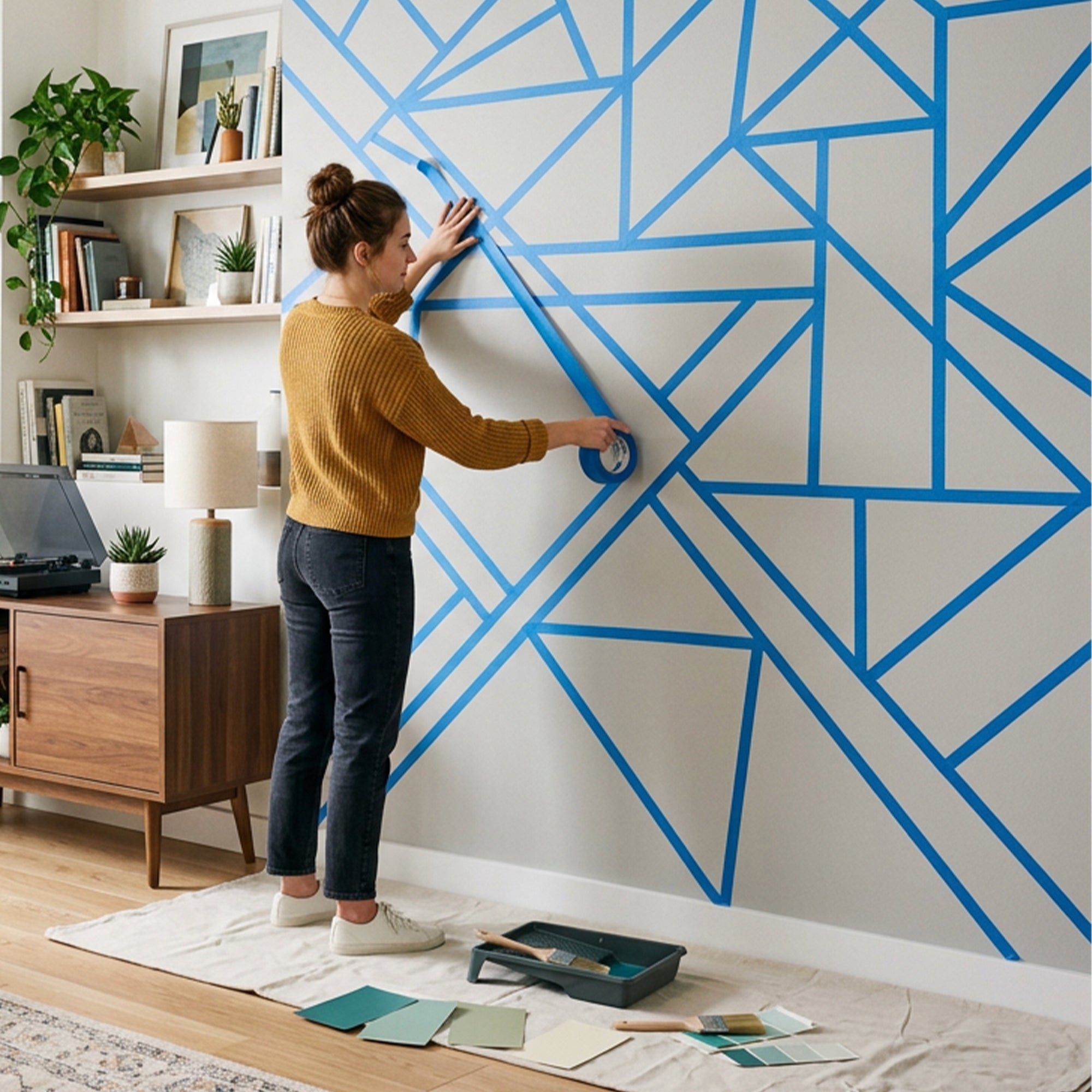 1.88" X 540" (15 Yards) Blue Painter's Tape