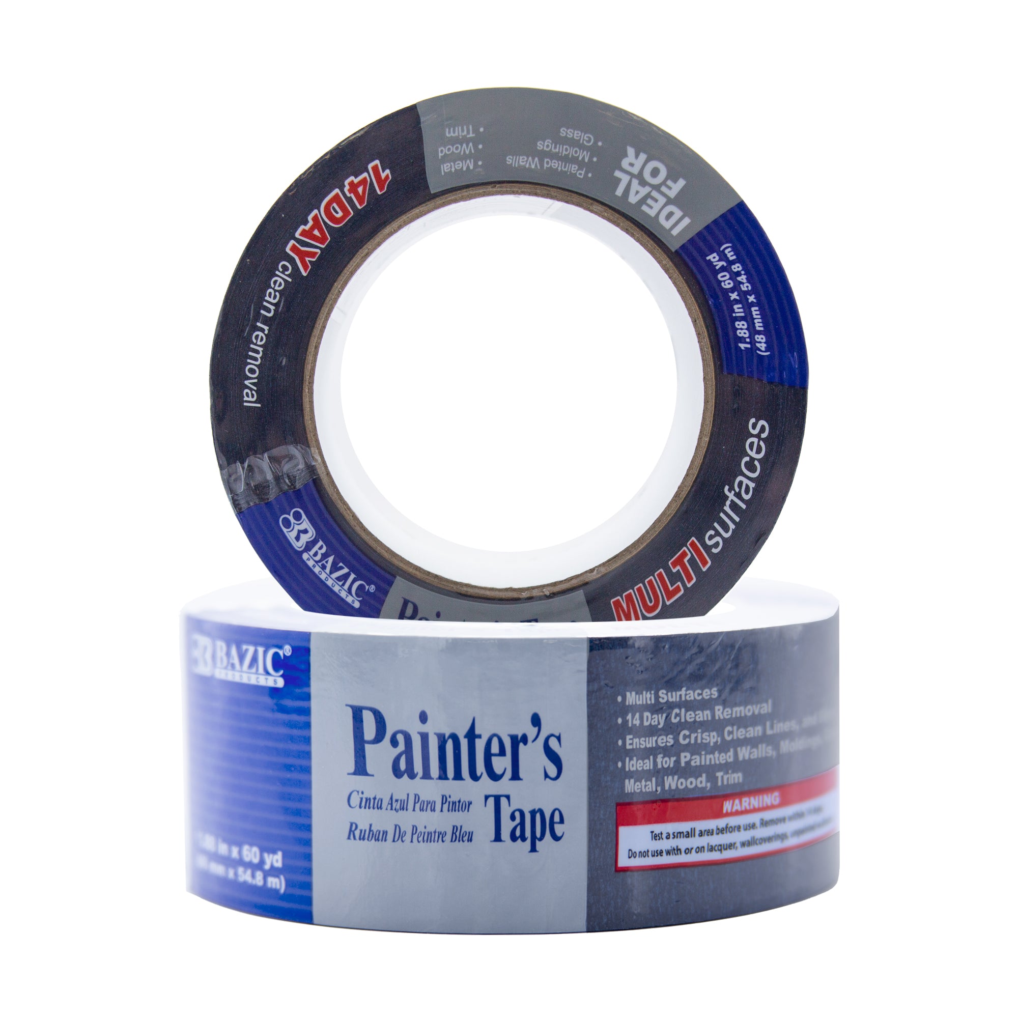 1.88" X 2160" (60 Yards) Blue Painter's Tape