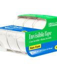 3/4" X 500" Invisible Tape (3/Pack)