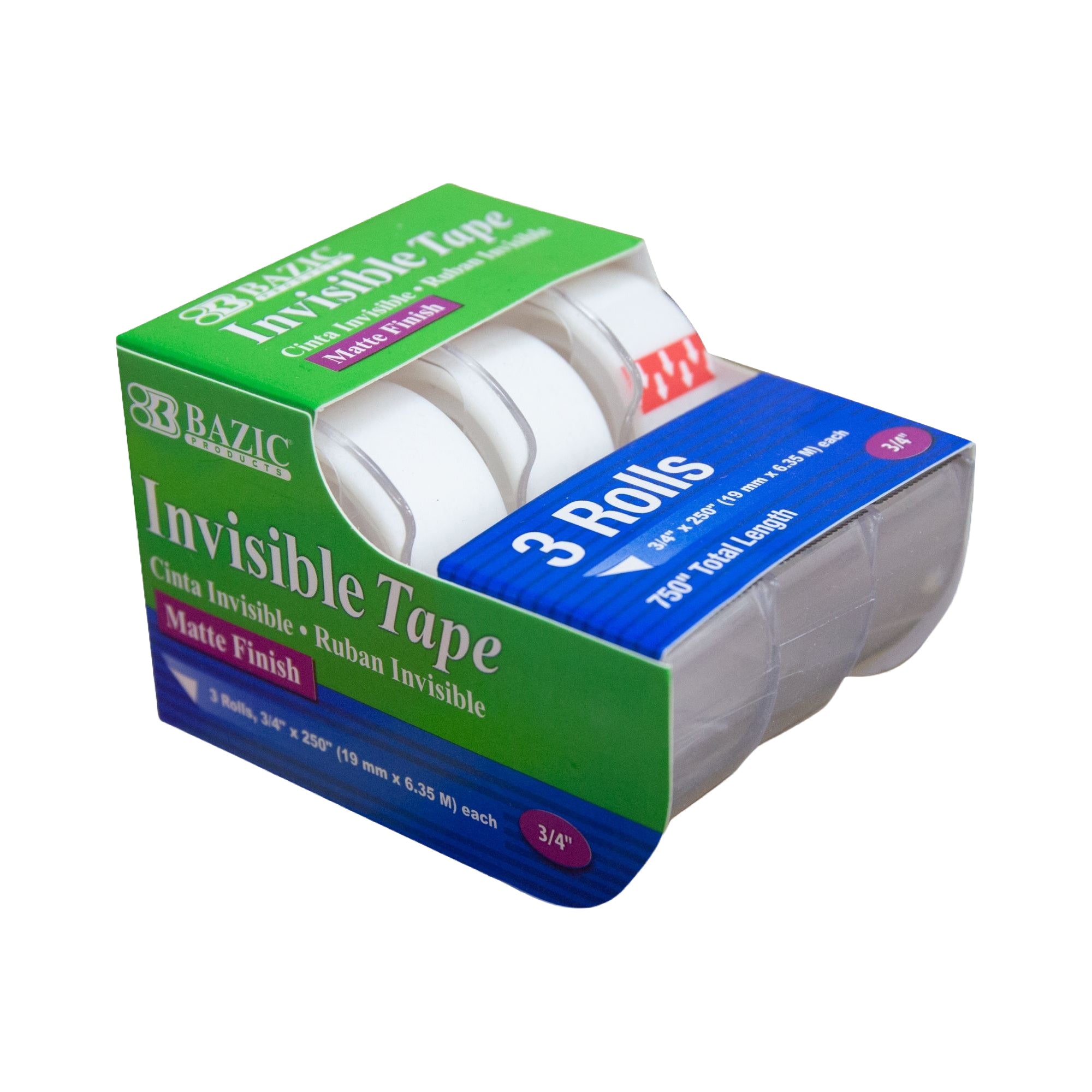 Invisible Tape, 3/4 in x 500 in