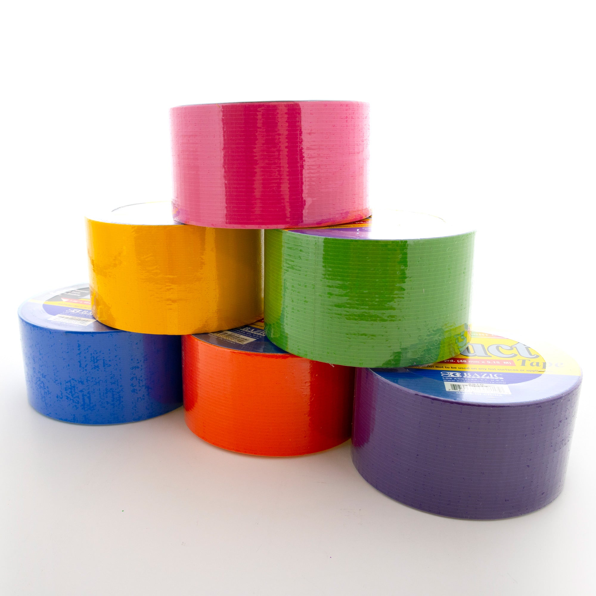 Fluorescent Colored Duct Tape, 1-7/8" x 10 yd