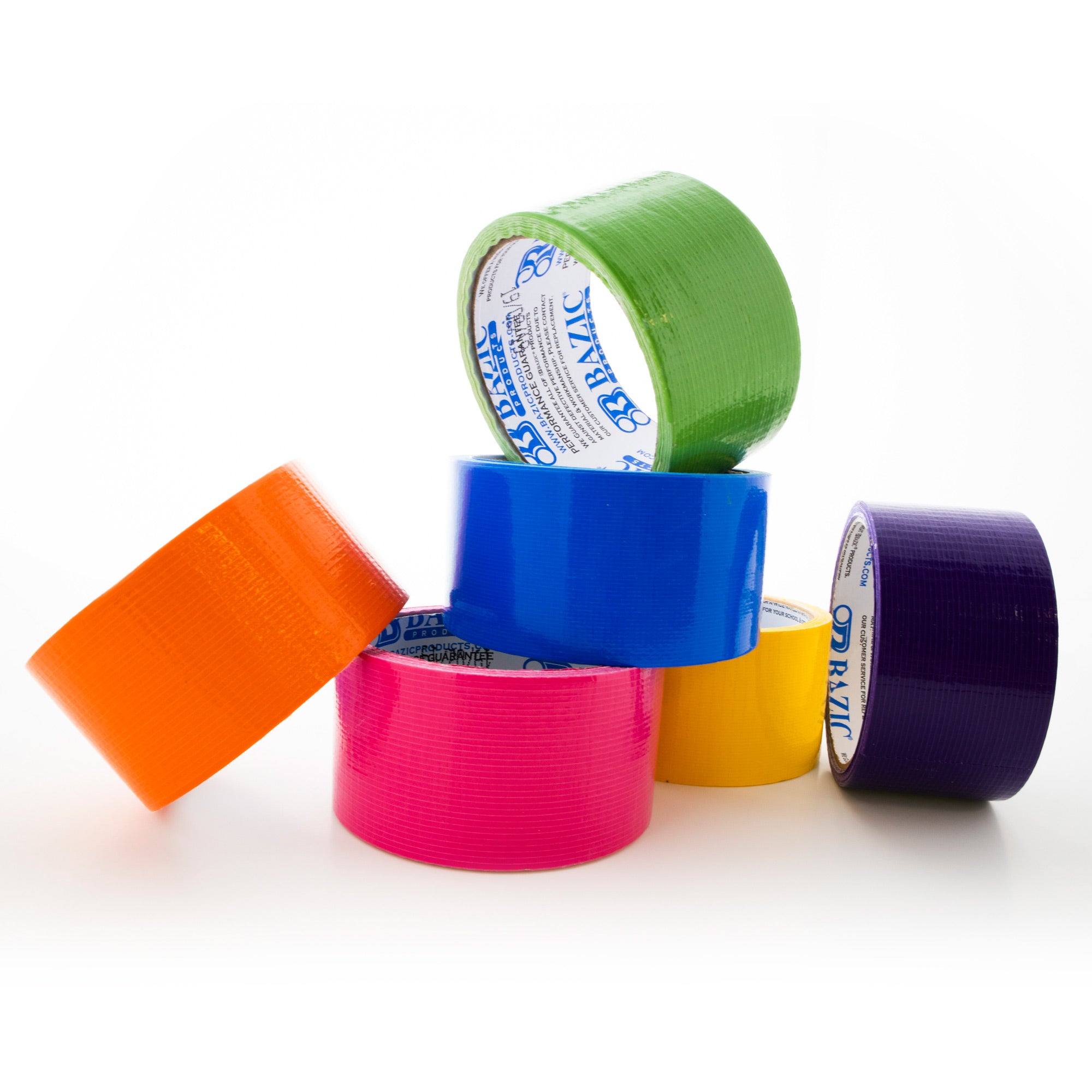 Fluorescent Colored Duct Tape, 1-7/8" x 10 yd
