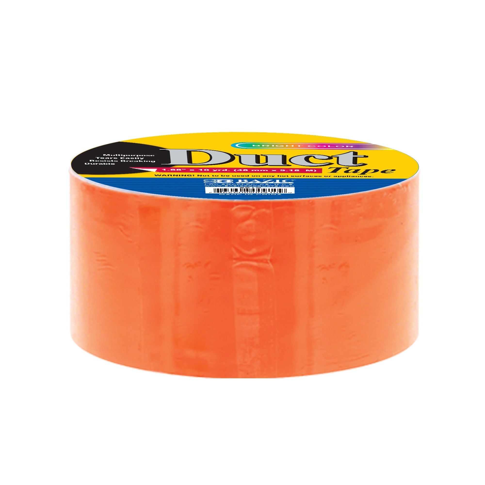 Fluorescent Colored Duct Tape, 1-7/8" x 10 yd