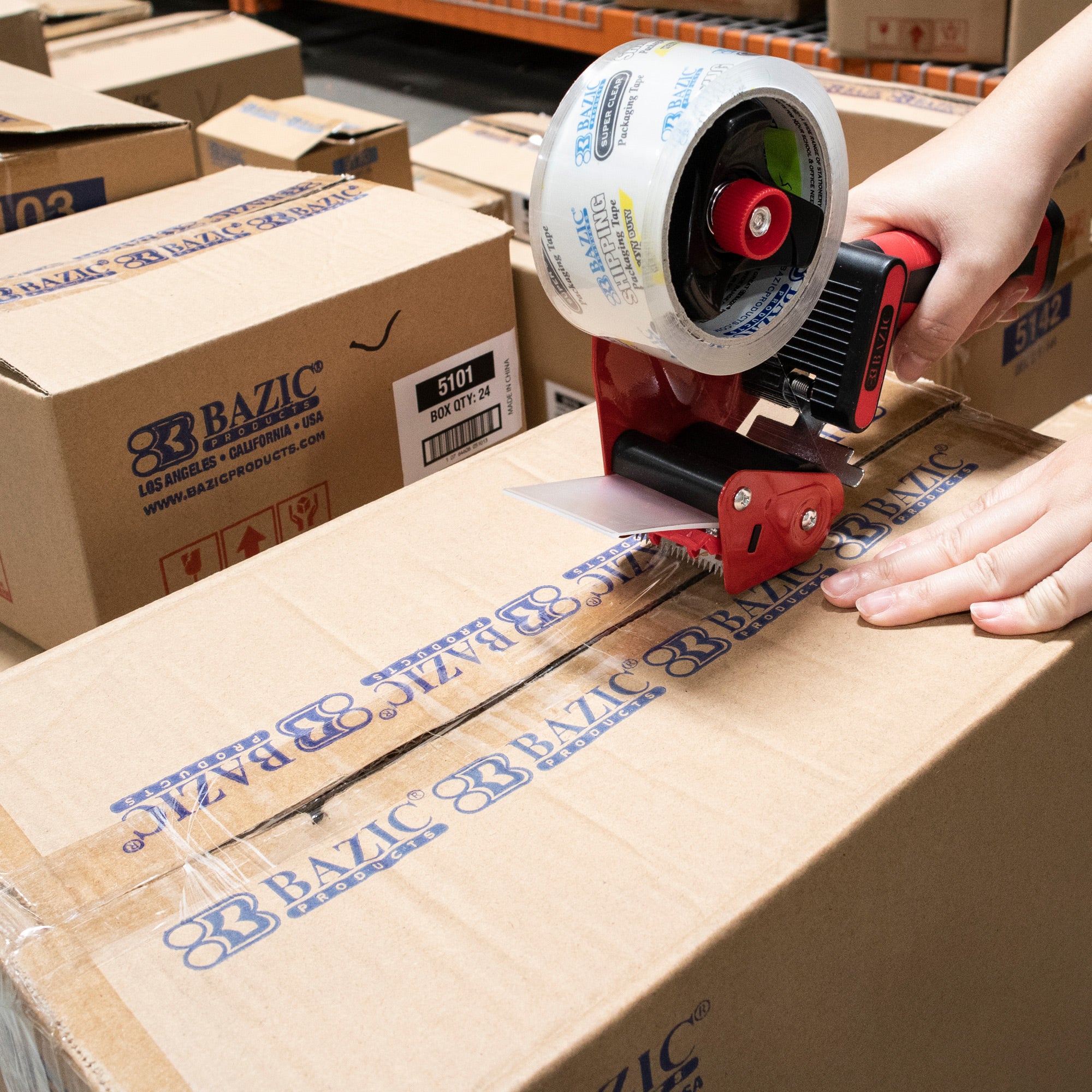 Shipping Packaging Tape, 1.88" x 54.6 yd