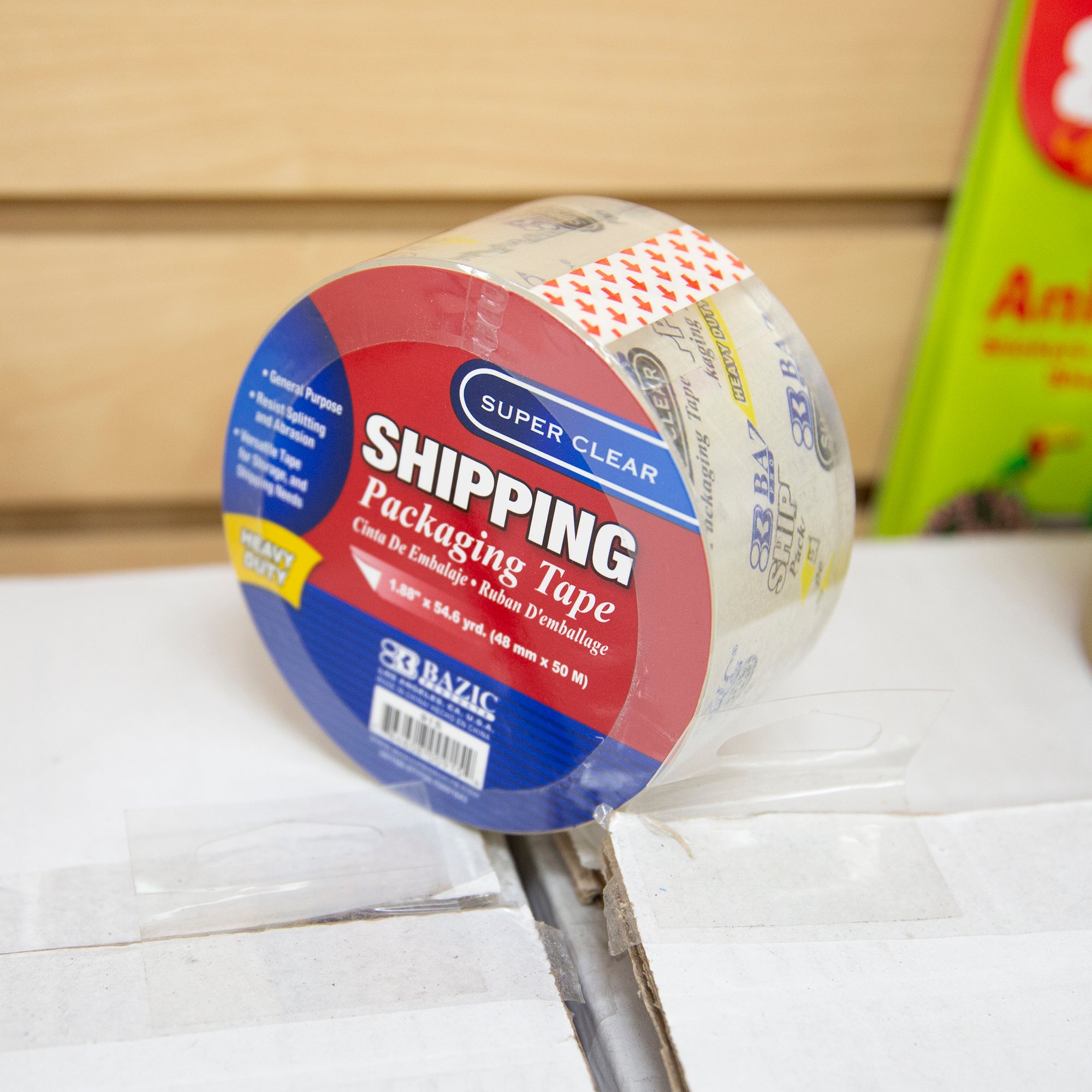 Shipping Packaging Tape, 1.88" x 54.6 yd
