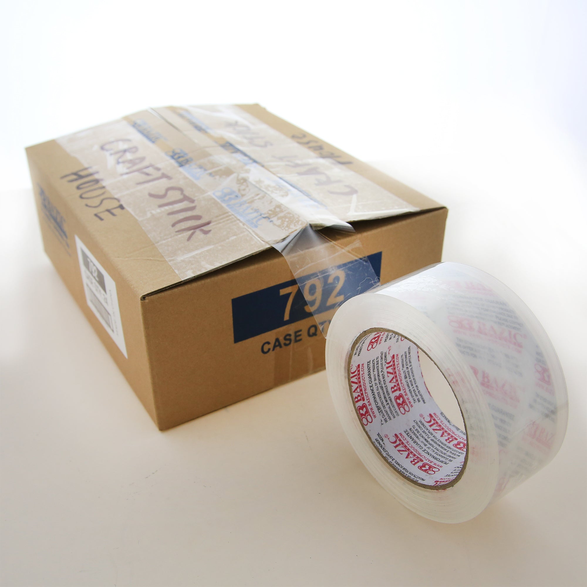 Bazic Heavy Duty Industrial Clear Packing Tape 1.88 x 109.3 Yards