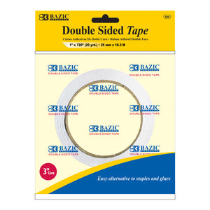 Double Sided Tape 1" X 20 Yard (720")