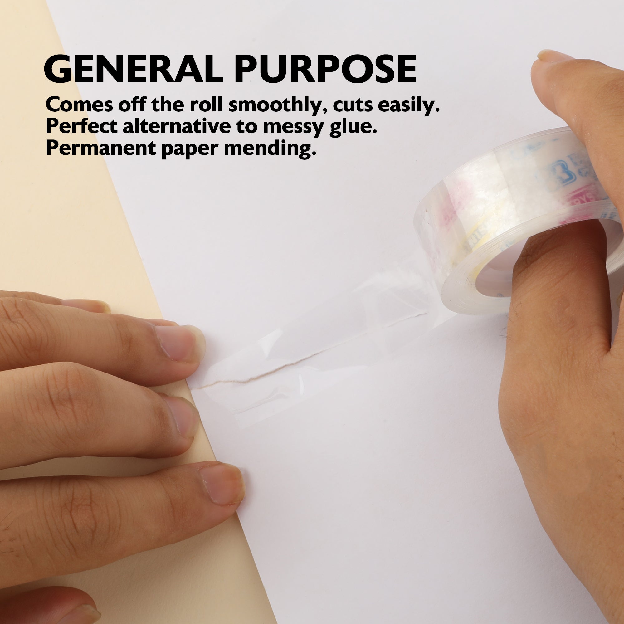 Crystal Clear Tape Refill, 3/4 in x 1000 in, 3 Rolls