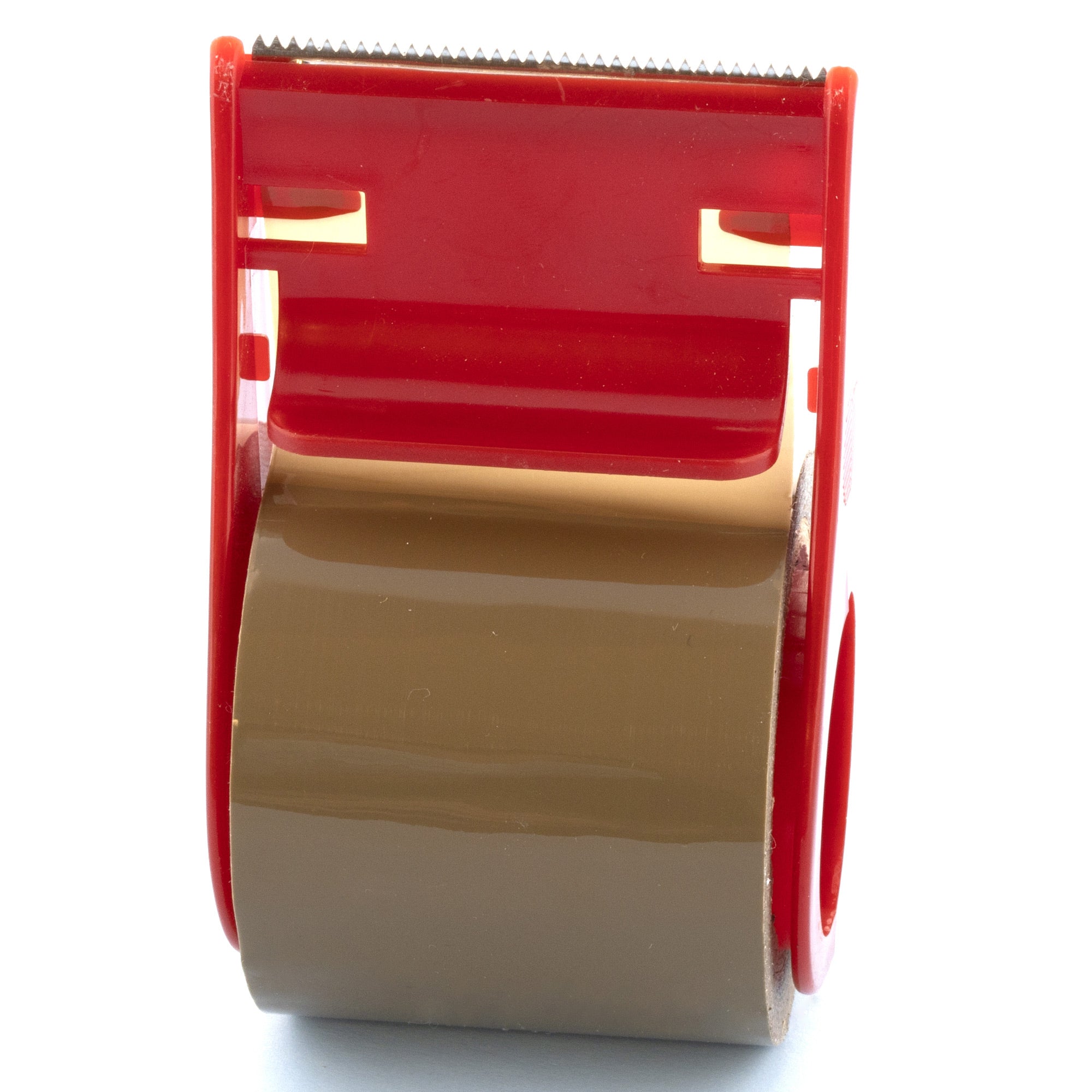 Tan Packaging Tape, 1.88 in x 800 in, With Dispenser