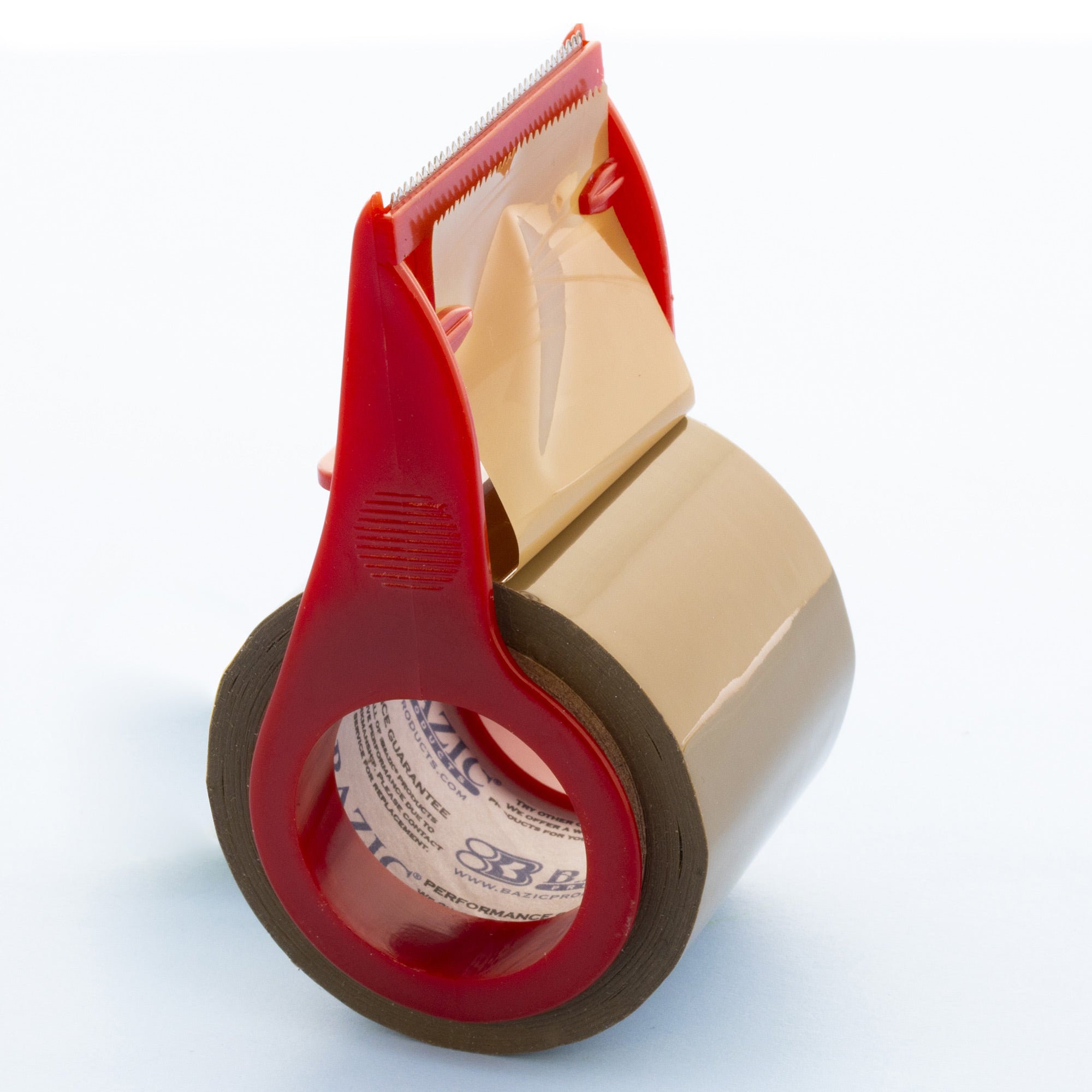 Tan Packaging Tape, 1.88 in x 800 in, With Dispenser
