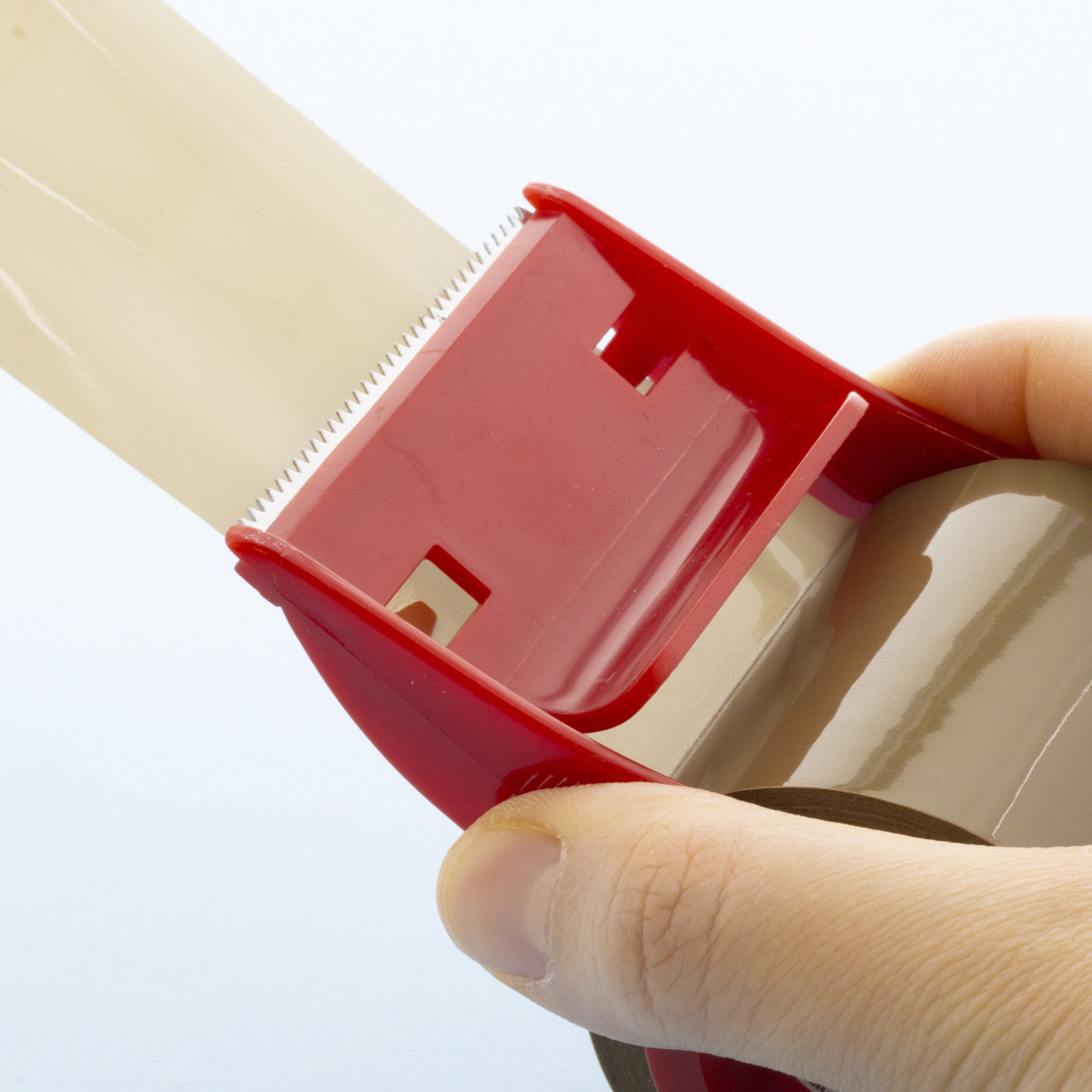 Tan Packaging Tape, 1.88 in x 800 in, With Dispenser