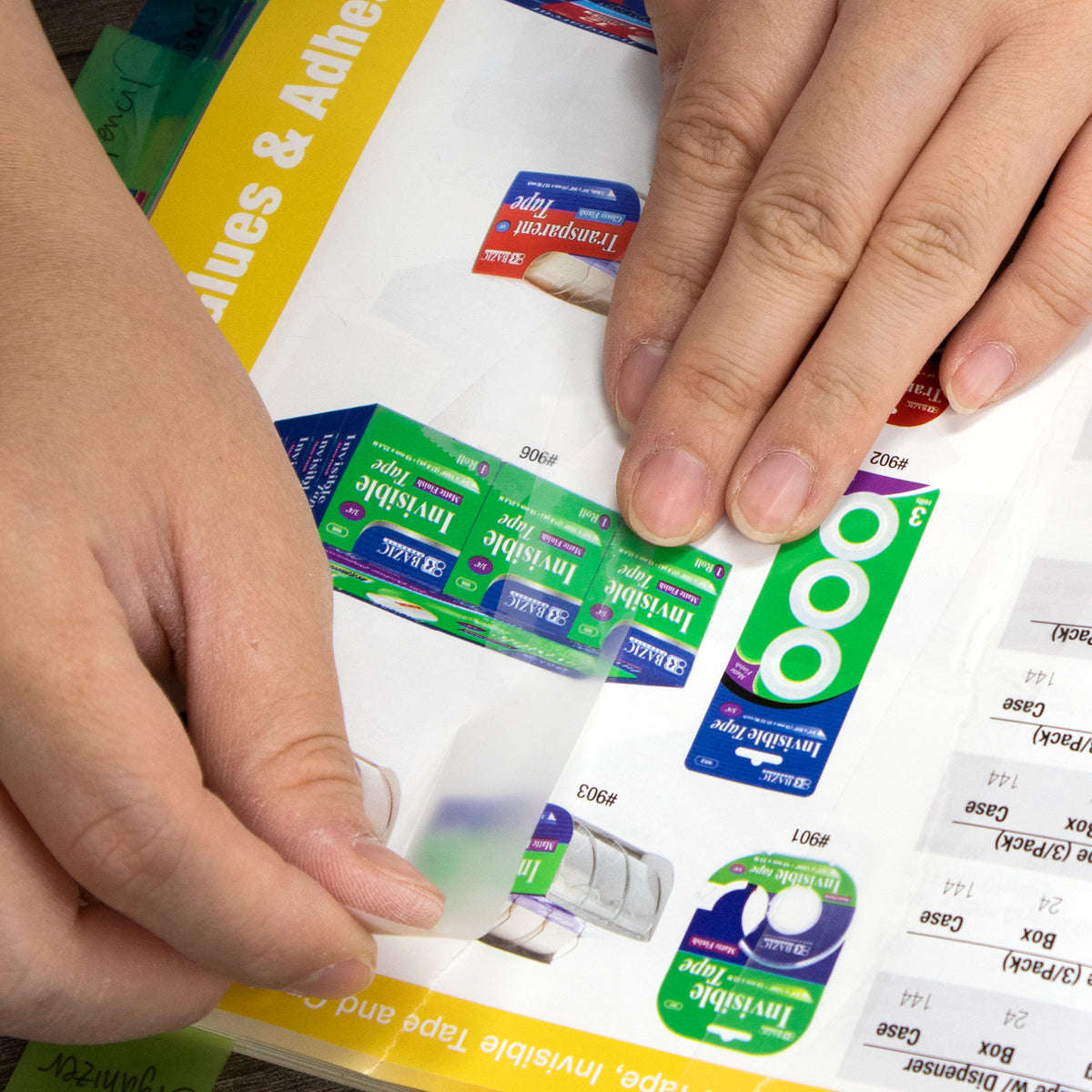 Invisible & Transparent Tape, 3/4 in x 250 in