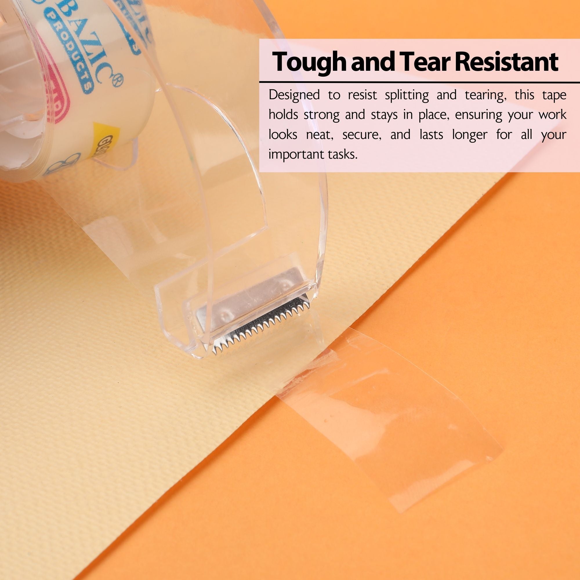 3/4" X 250" Crystal Clear Tape (3/Pack) w/ Floor Display