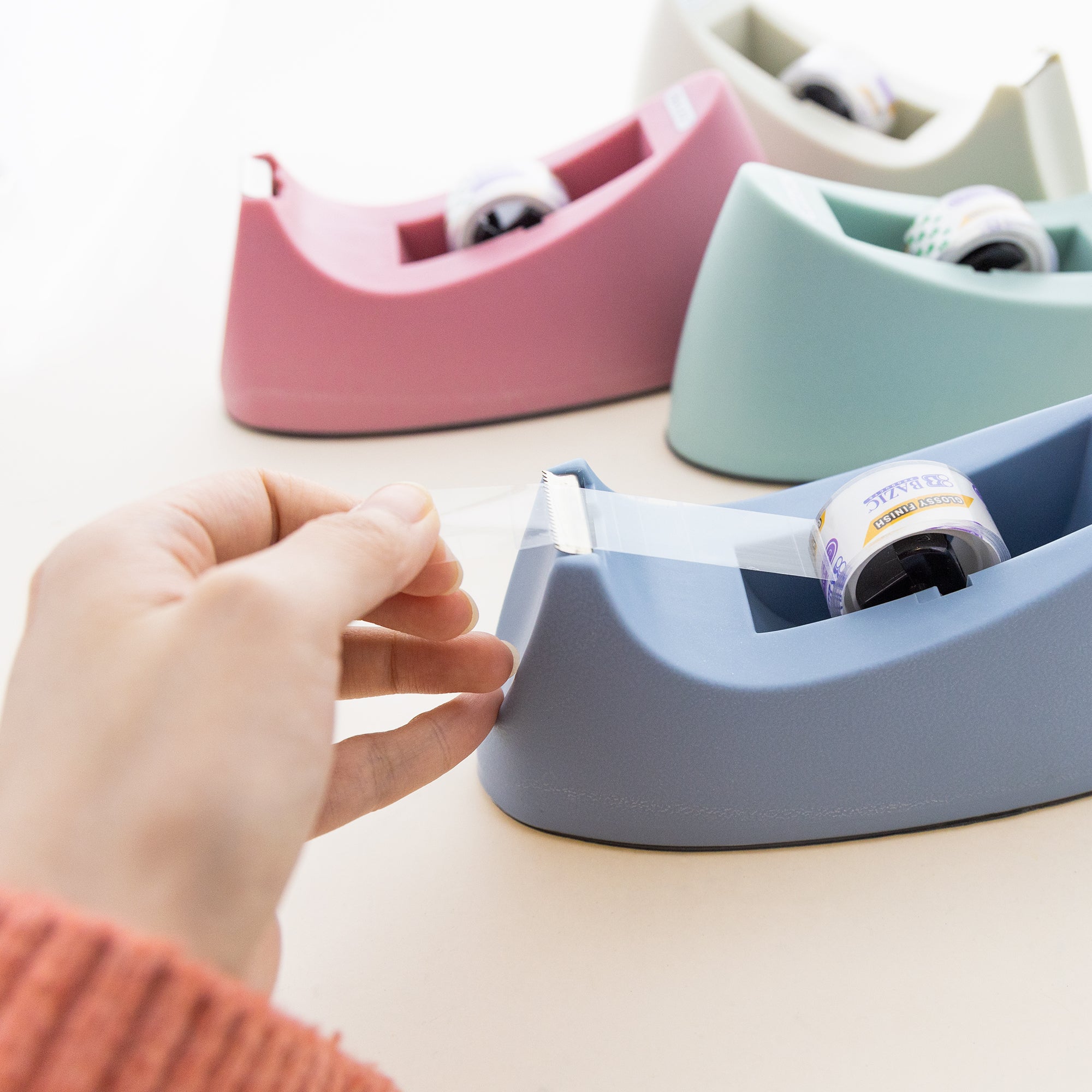 Heavy Duty Desktop Tape Dispenser, With Tape Refill