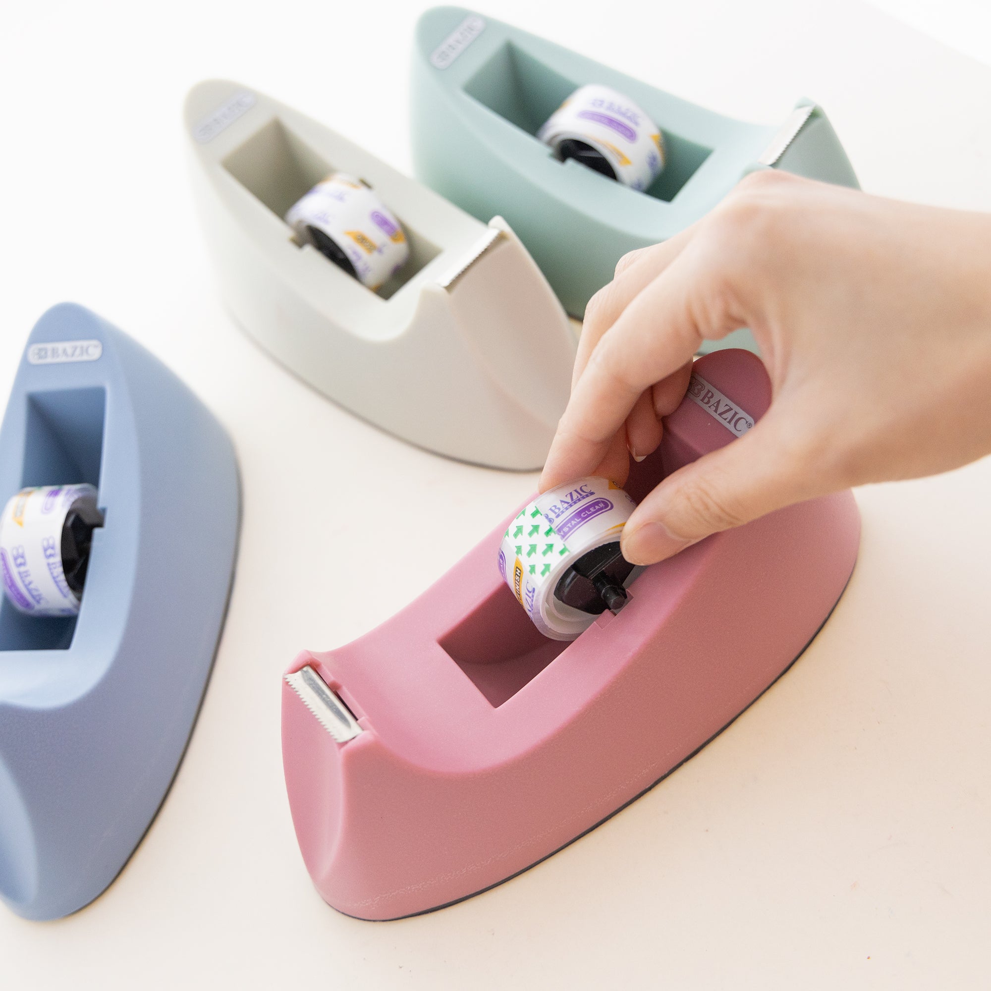 Heavy Duty Desktop Tape Dispenser, With Tape Refill