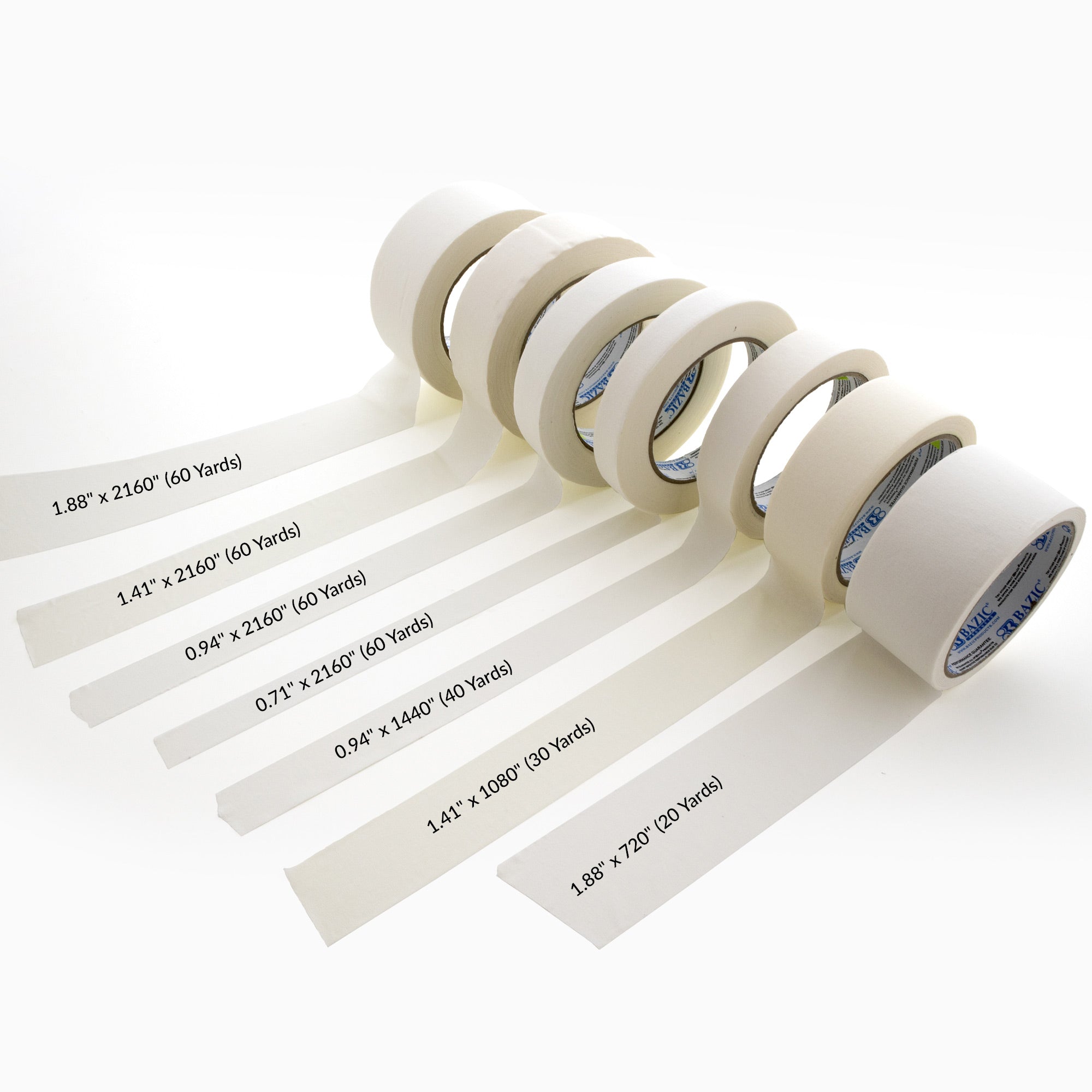Masking Tape, 0.94 in x 40 Yards