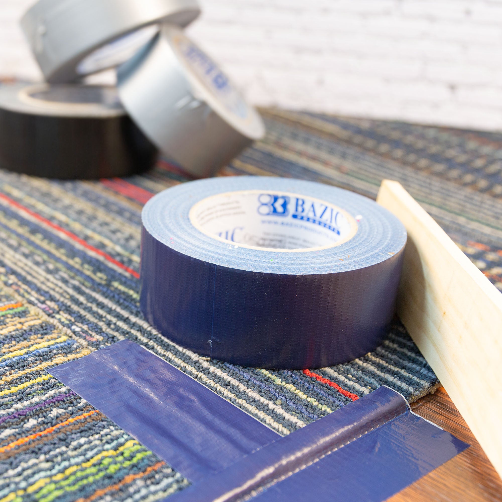 Blue Duct Tape, 1.88 in x 60 Yards, Strong Cloth-Backed Tape