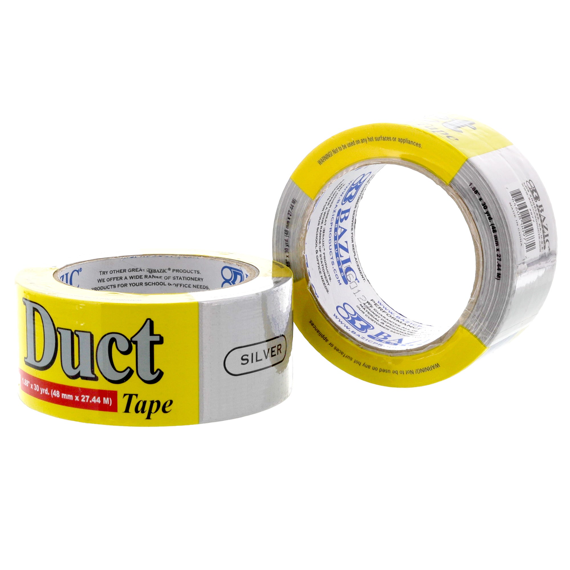 Silver Duct Tape, 1.88 in x 30 Yards