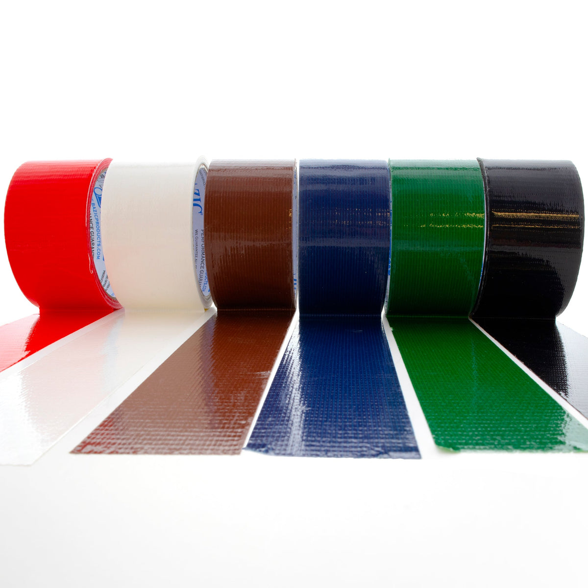 Assorted Color Duct Tape, 1.88 in x 10 yd