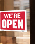 12" X 16" Open Sign w/ Closed Sign on Back