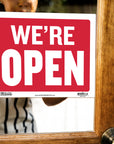 12" X 16" Open Sign w/ Closed Sign on Back