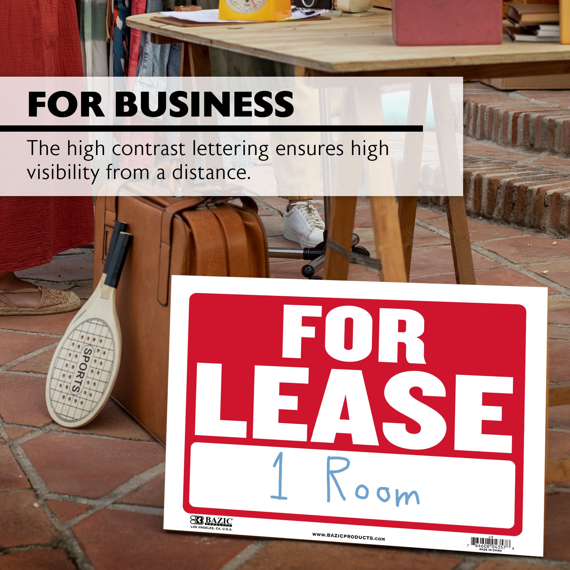 12" X 16" For Lease Sign