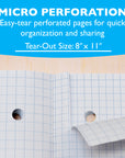 Notebook Reversible 4"/5" Quad Ruled 8.5" X 11" 80 Ct.