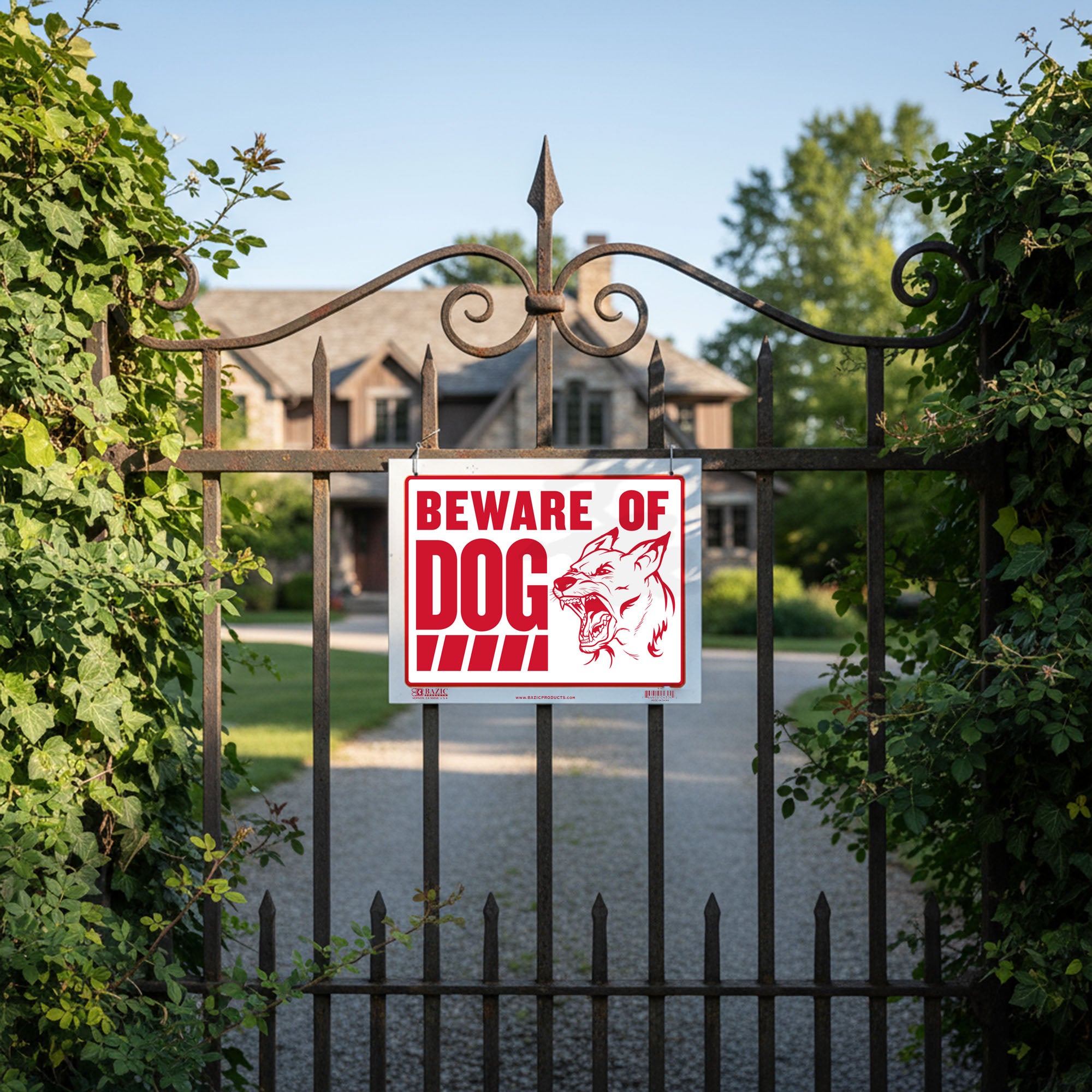 9" X 12" Beware of Dog Sign