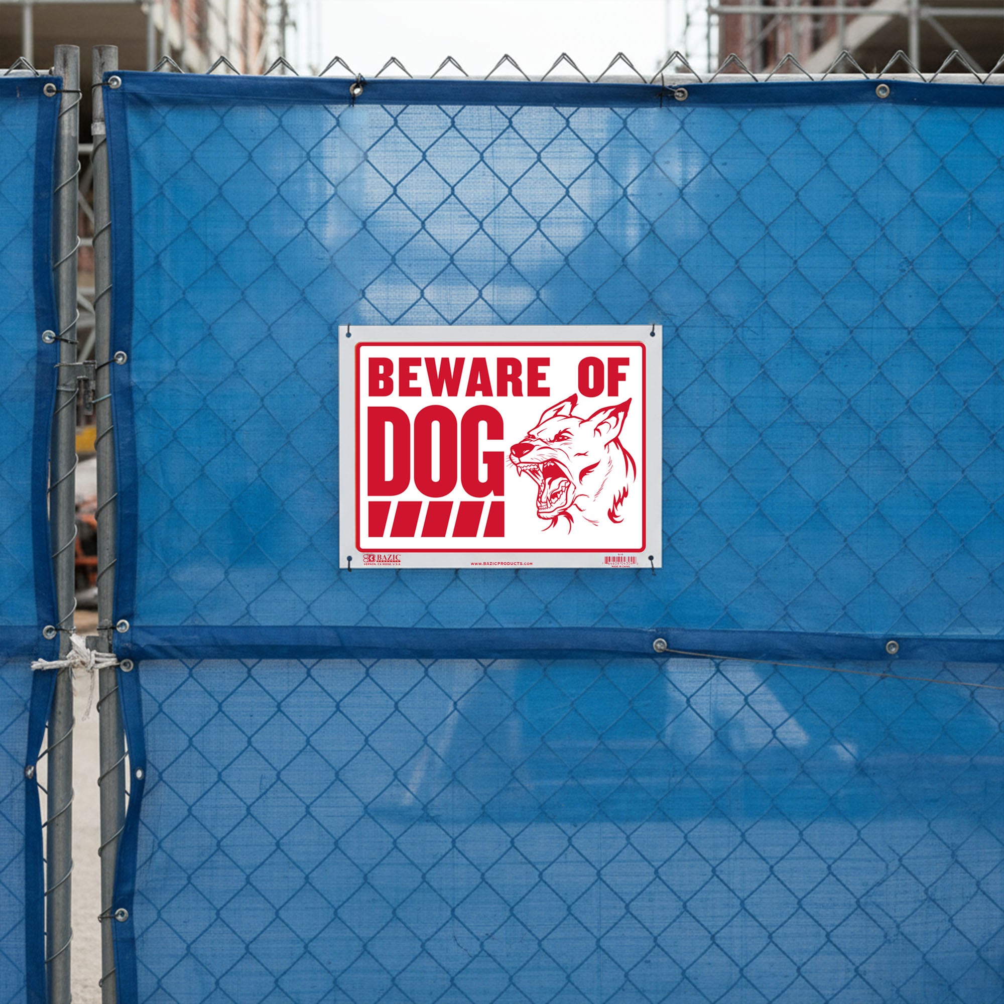 9" X 12" Beware of Dog Sign