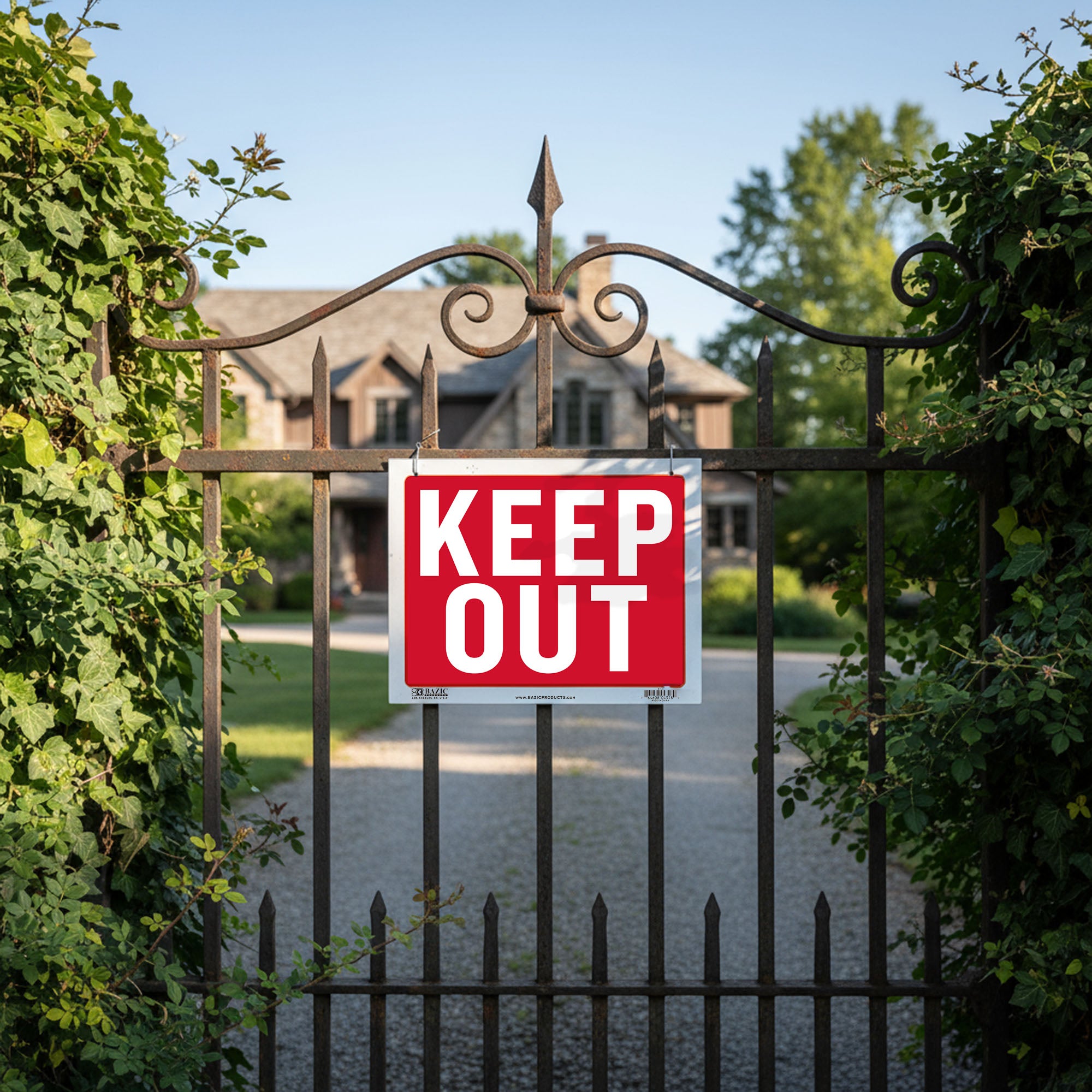 9" X 12" Keep Out Sign