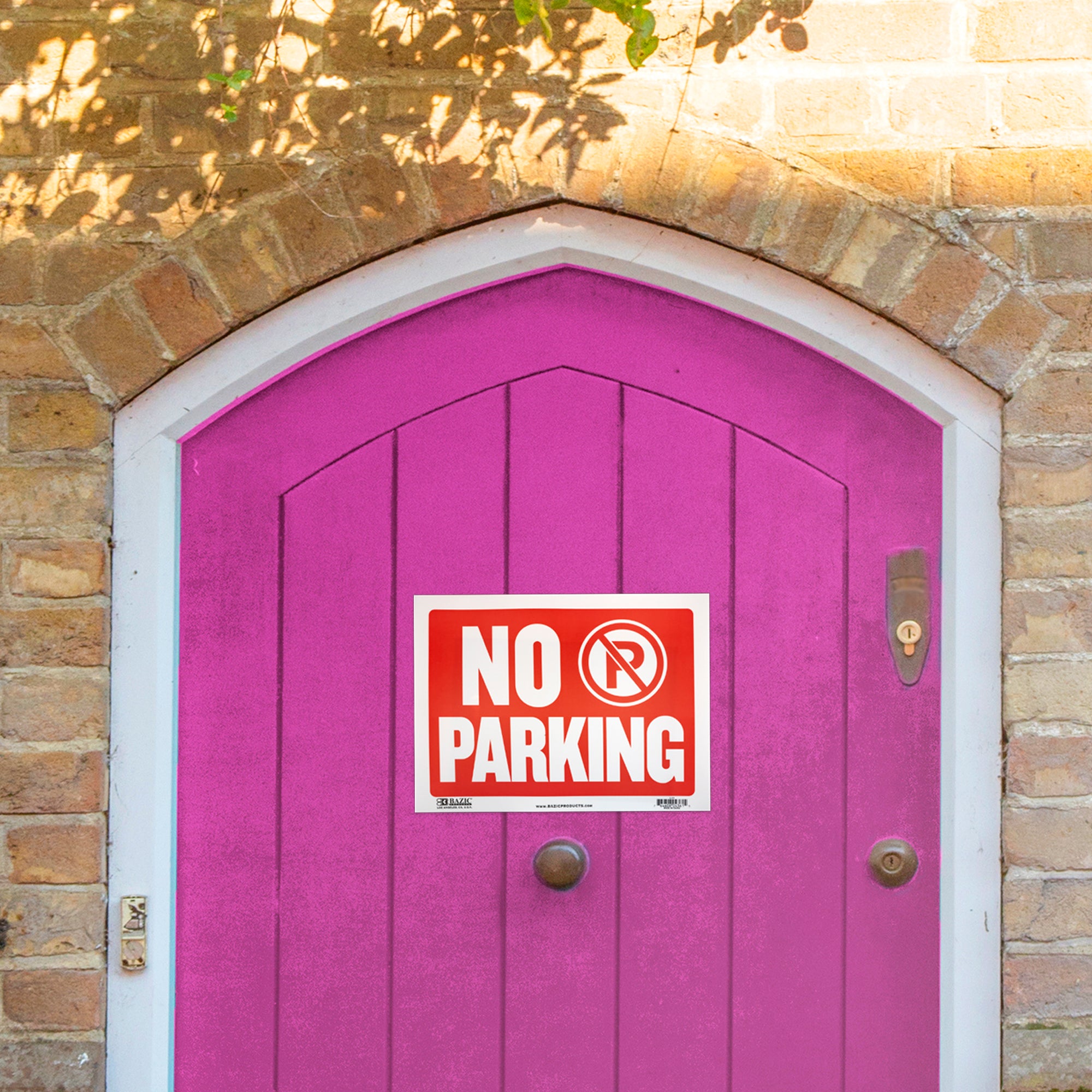 No Parking Sign, 9 x 12 in, Weather Resistant