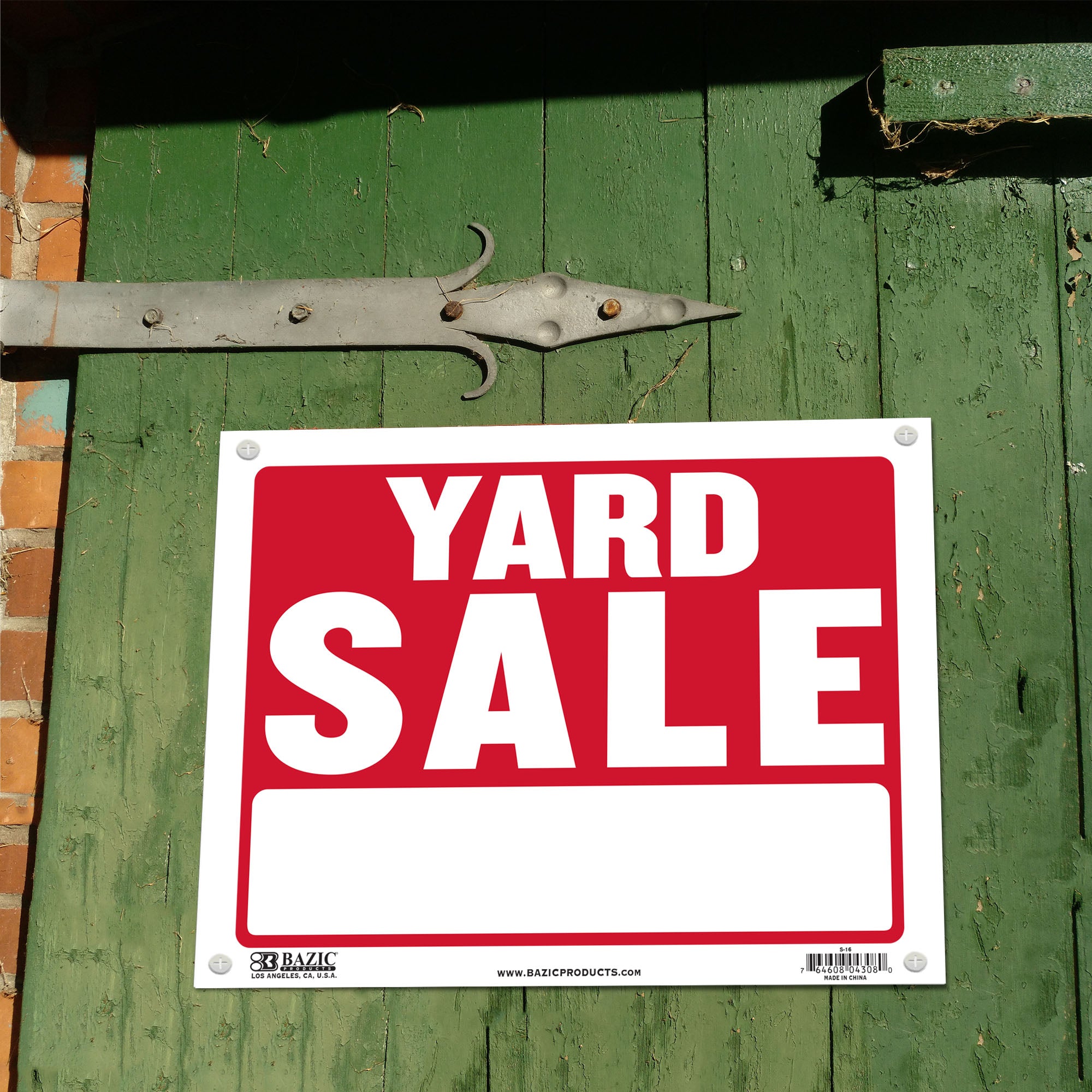 Yard Sale Sign, 9 x 12 in, Weather Resistant