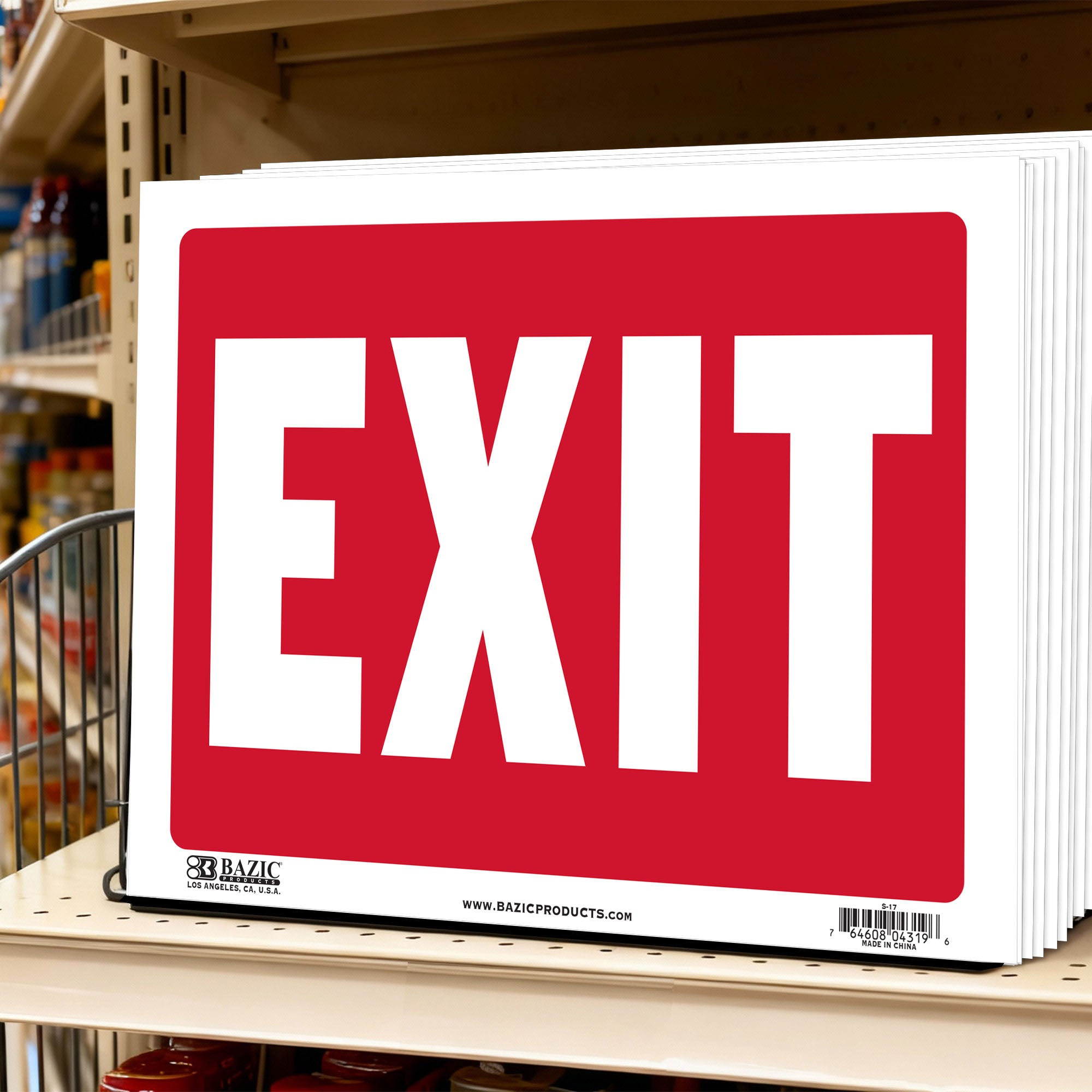 9" X 12" Exit Sign