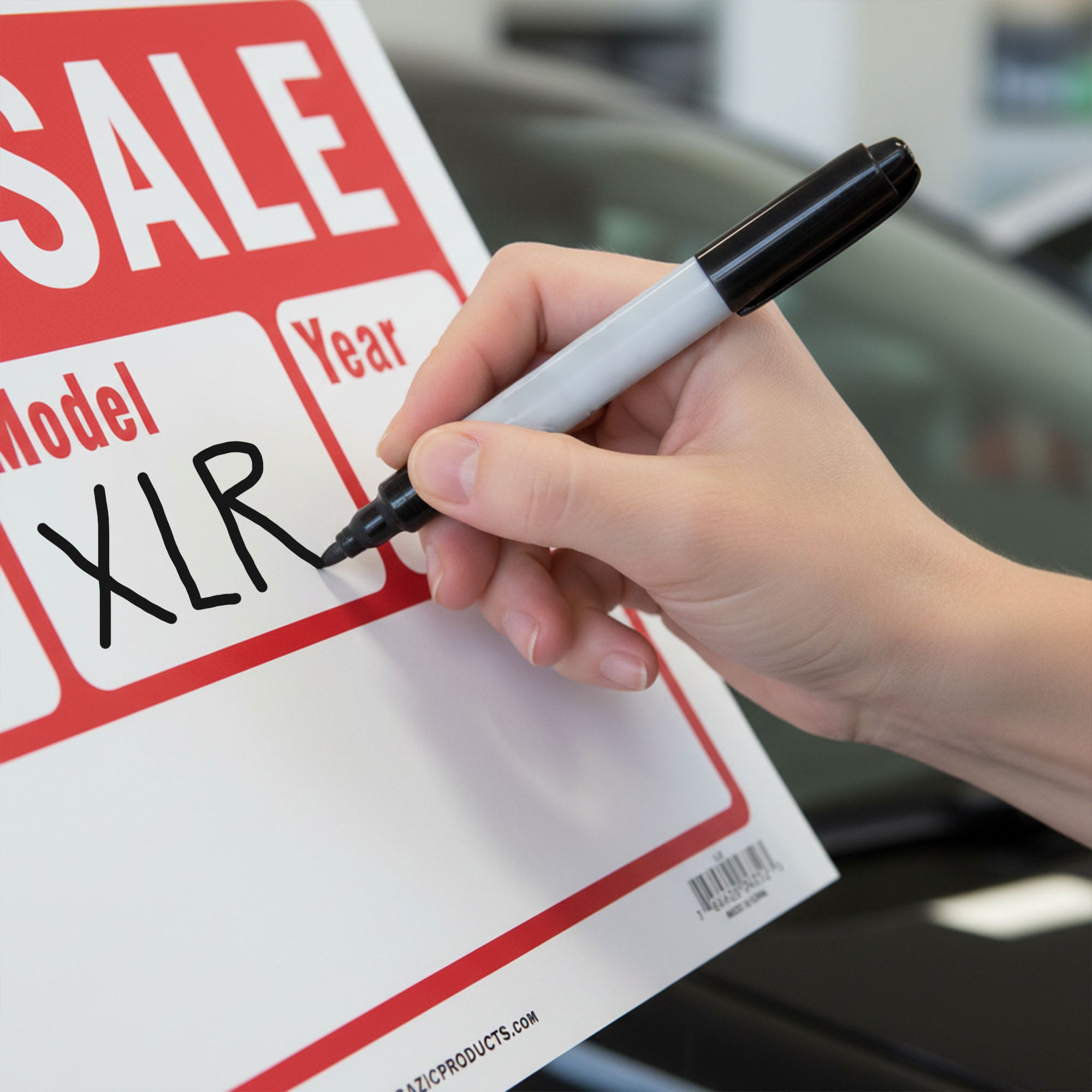 9" X 12" For Sale Sign (2-Line)