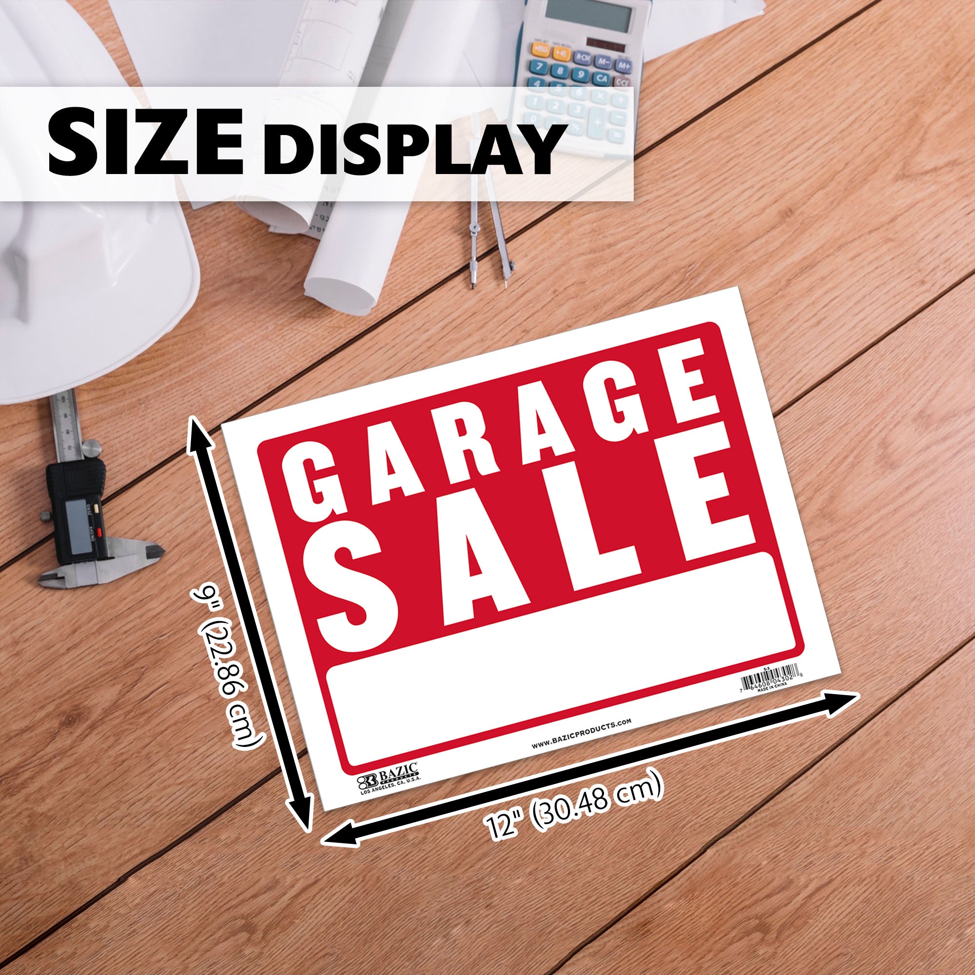 9" X 12" Garage Sale Sign